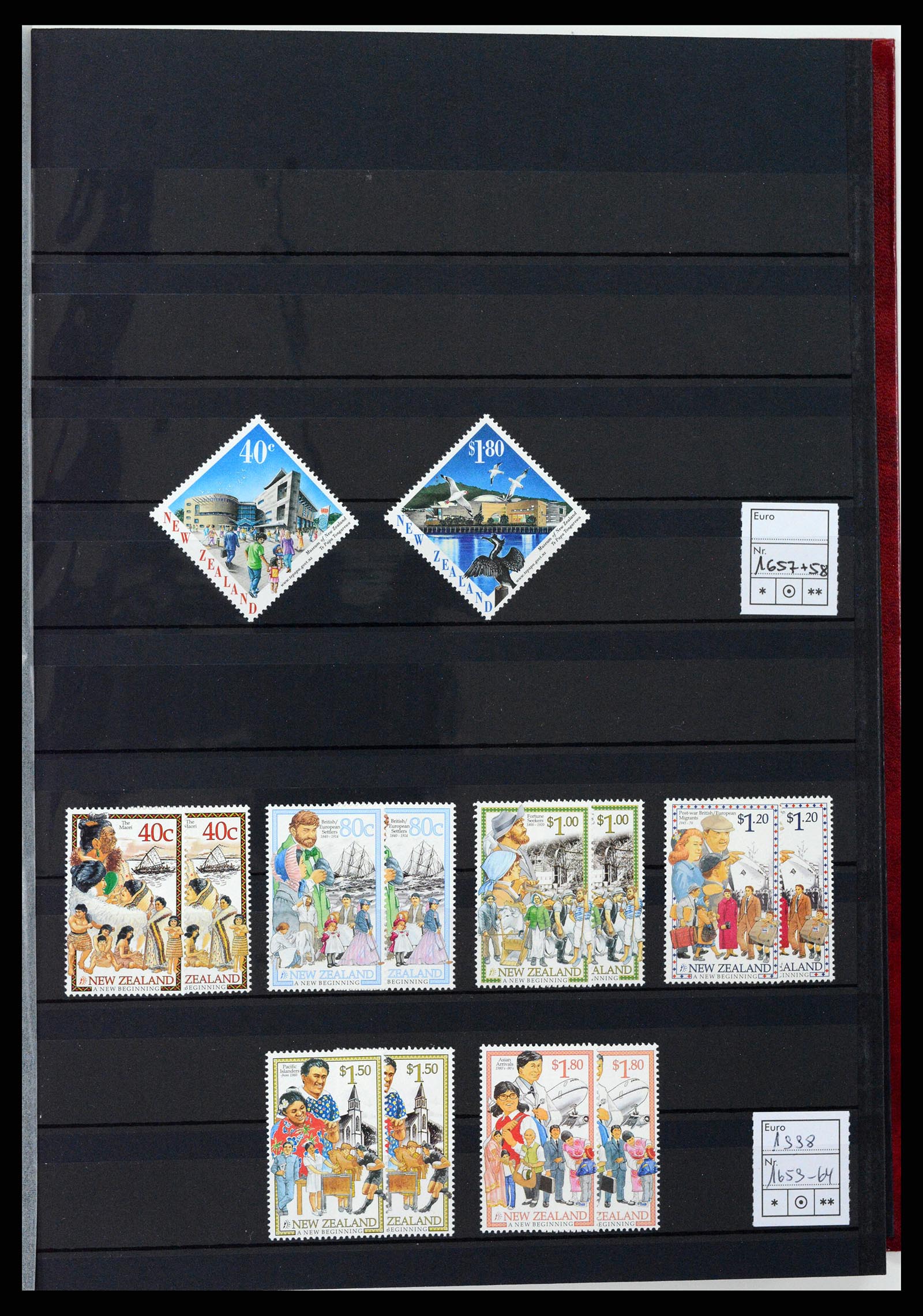 37597 125 - Postzegelverzameling 37597 Nieuw Zeeland 1970-2012.