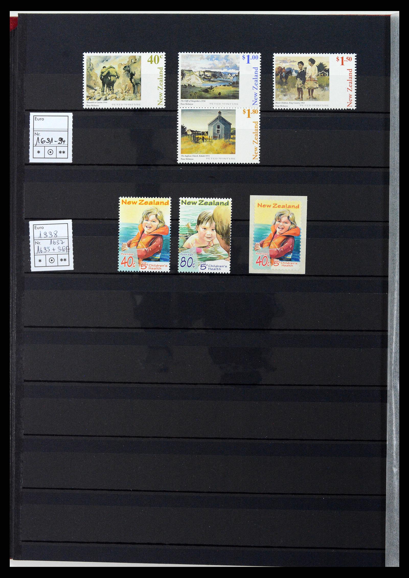 37597 128 - Postzegelverzameling 37597 Nieuw Zeeland 1970-2012.