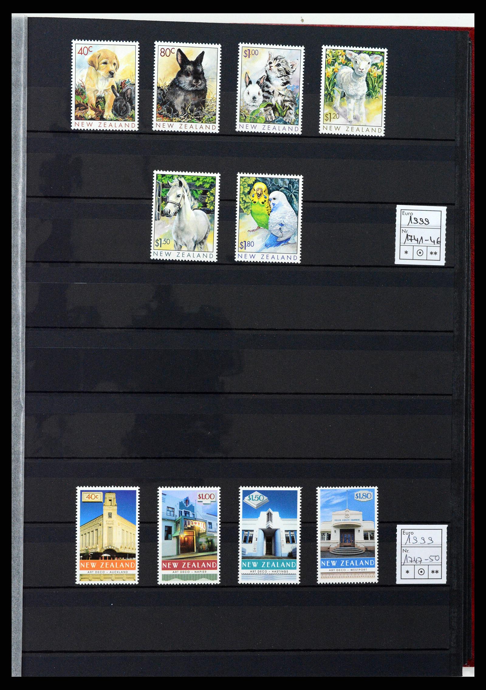37597 133 - Postzegelverzameling 37597 Nieuw Zeeland 1970-2012.