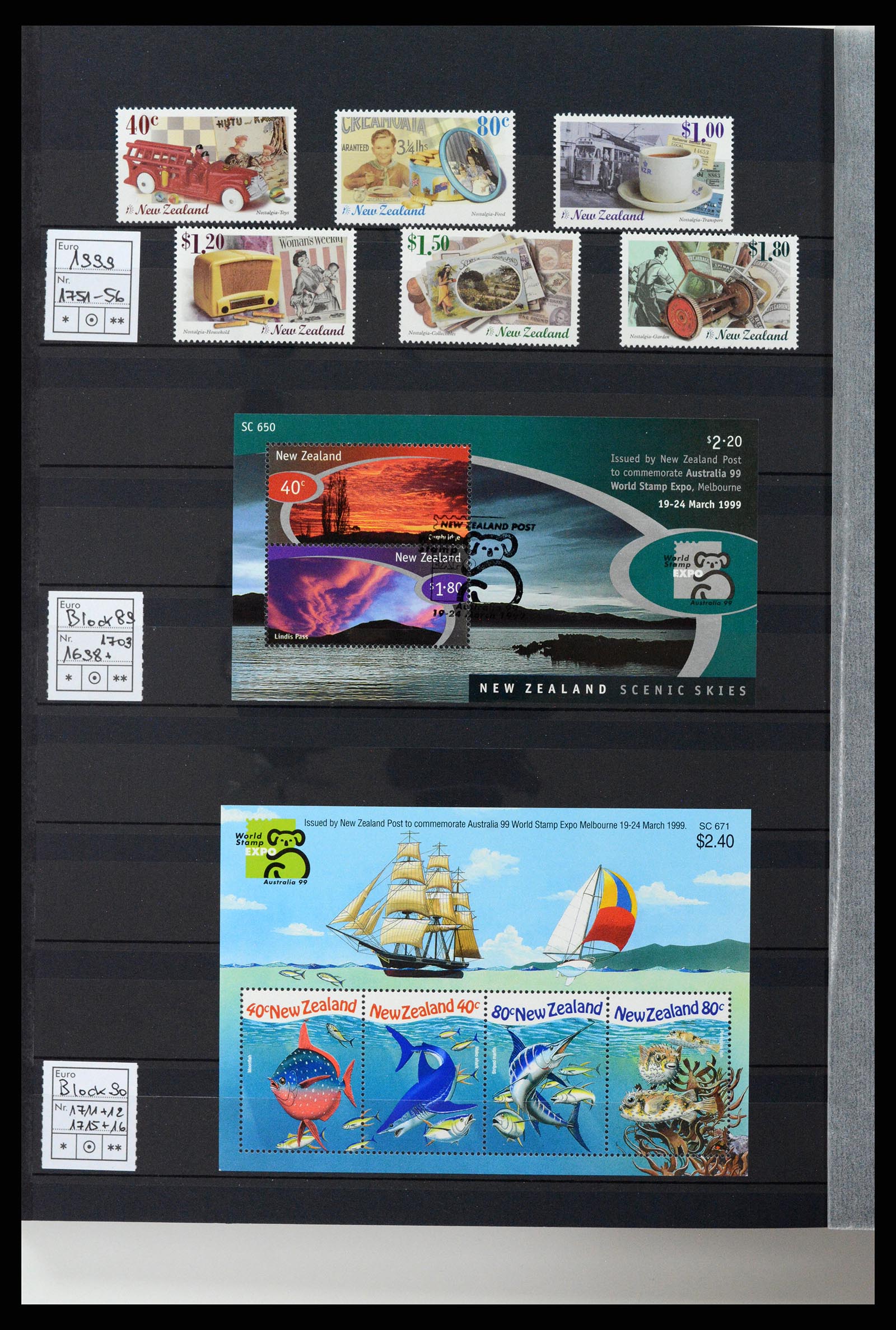 37597 134 - Postzegelverzameling 37597 Nieuw Zeeland 1970-2012.