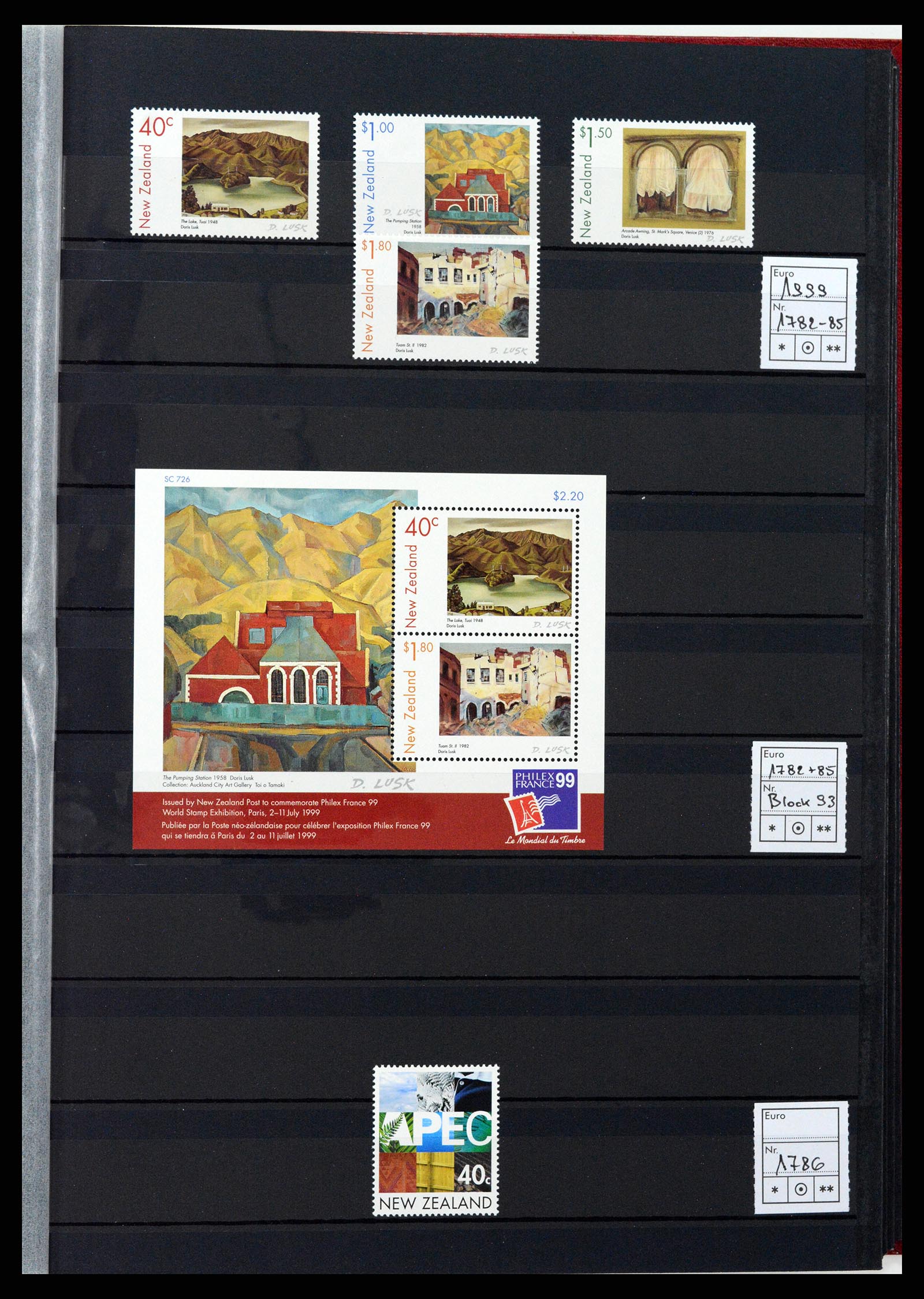 37597 136 - Postzegelverzameling 37597 Nieuw Zeeland 1970-2012.