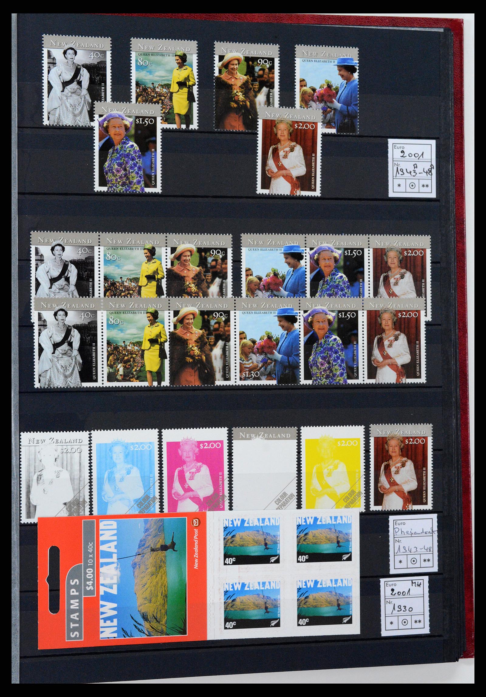 37597 153 - Postzegelverzameling 37597 Nieuw Zeeland 1970-2012.