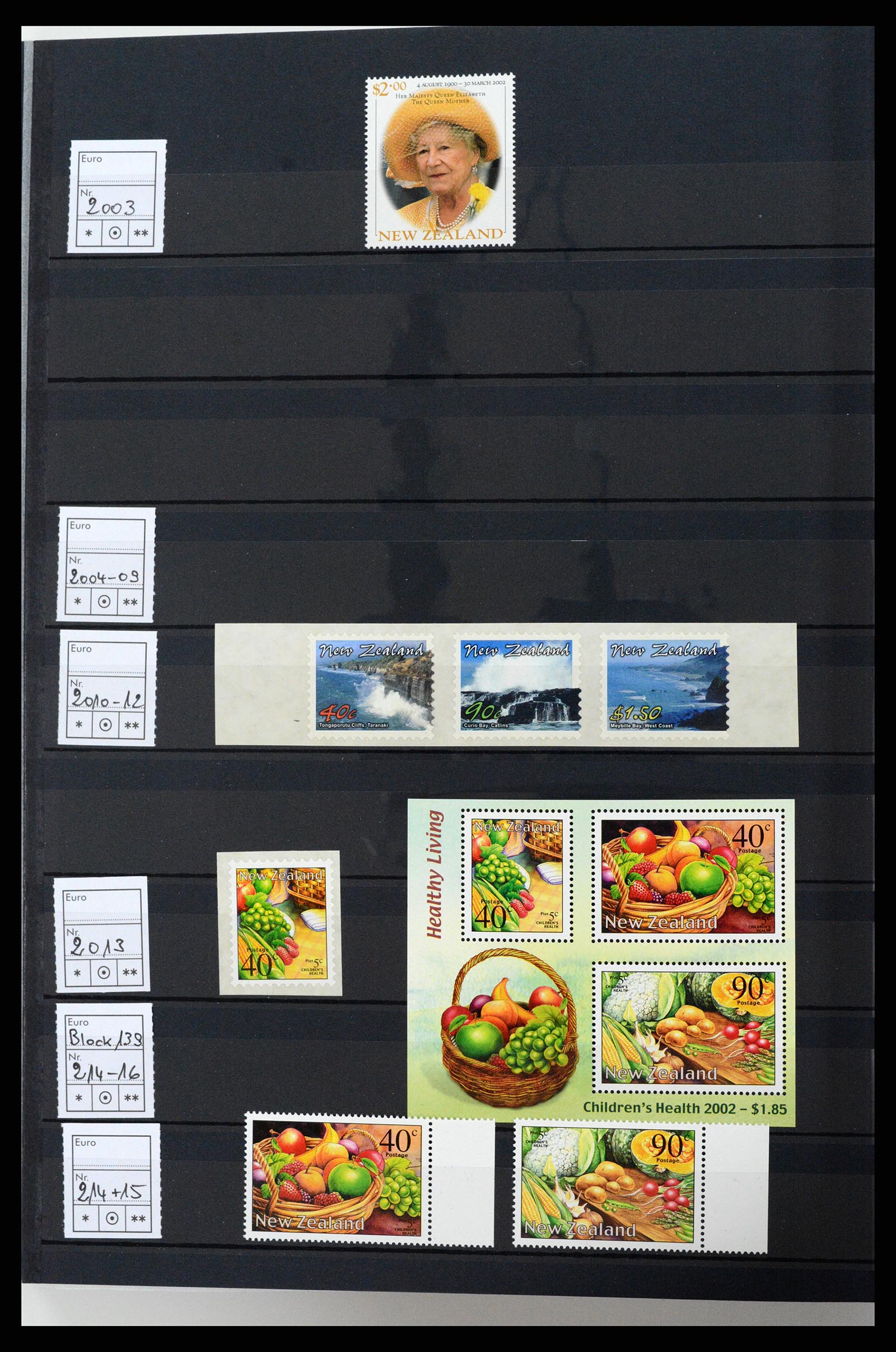 37597 160 - Postzegelverzameling 37597 Nieuw Zeeland 1970-2012.