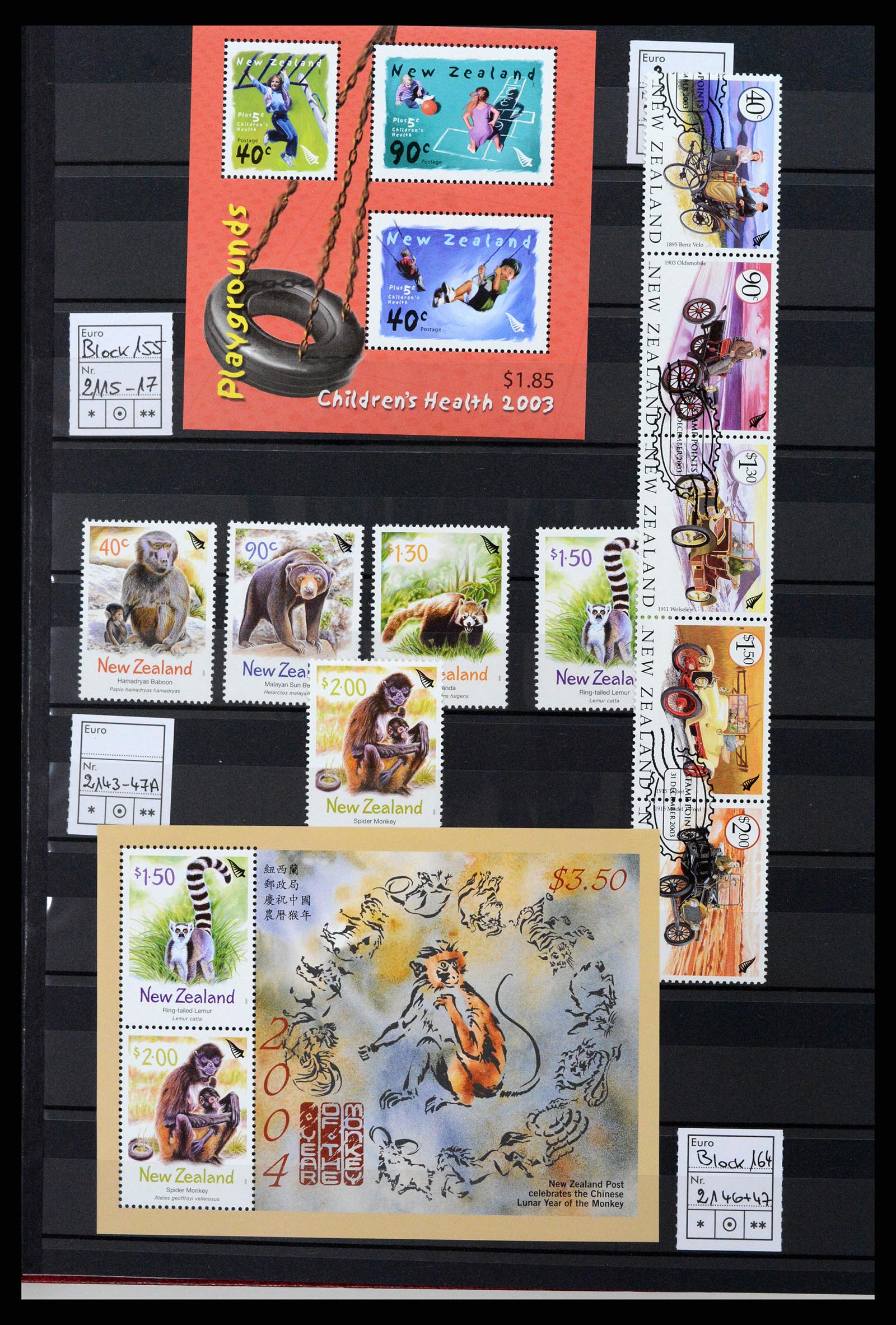 37597 166 - Postzegelverzameling 37597 Nieuw Zeeland 1970-2012.