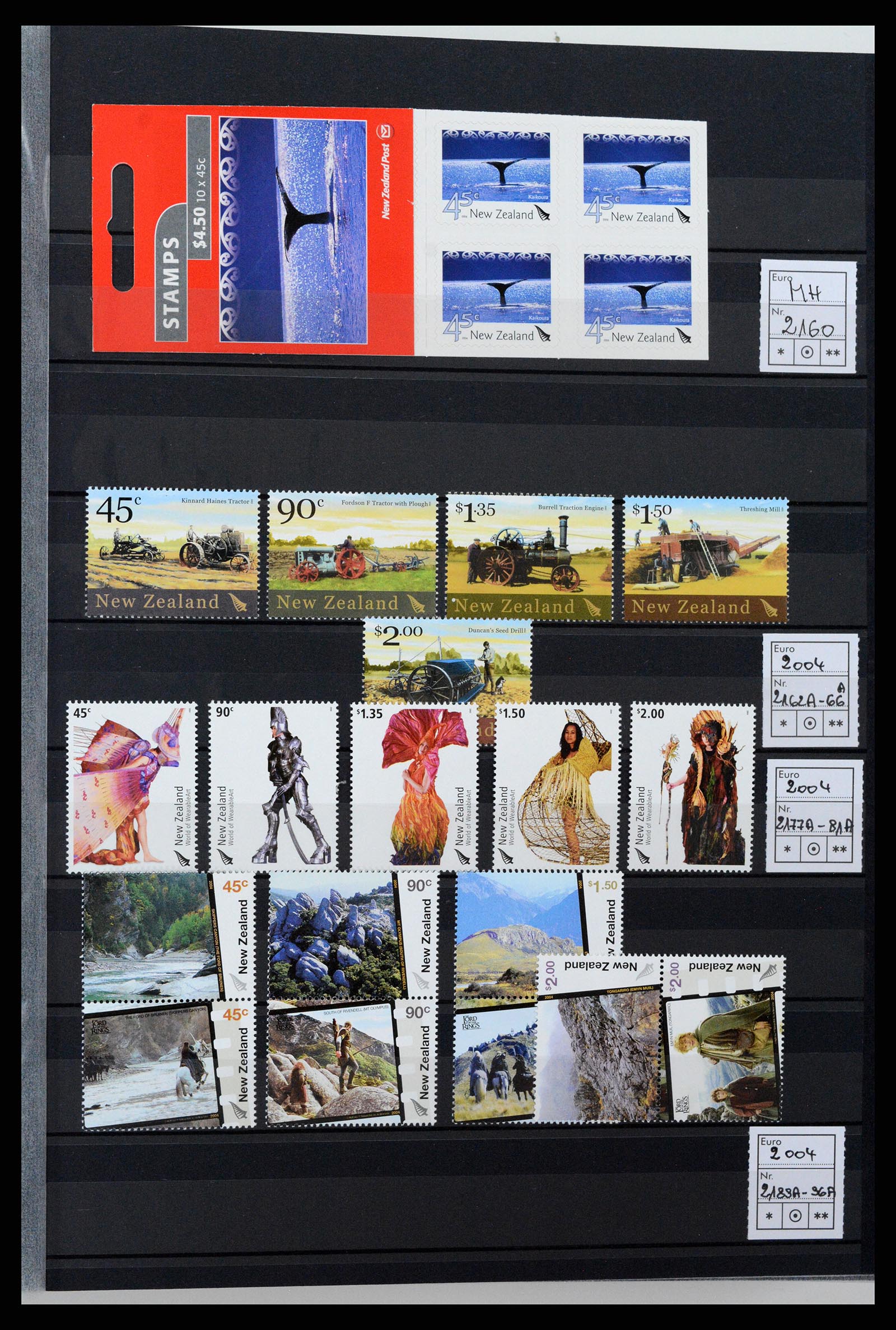 37597 167 - Postzegelverzameling 37597 Nieuw Zeeland 1970-2012.