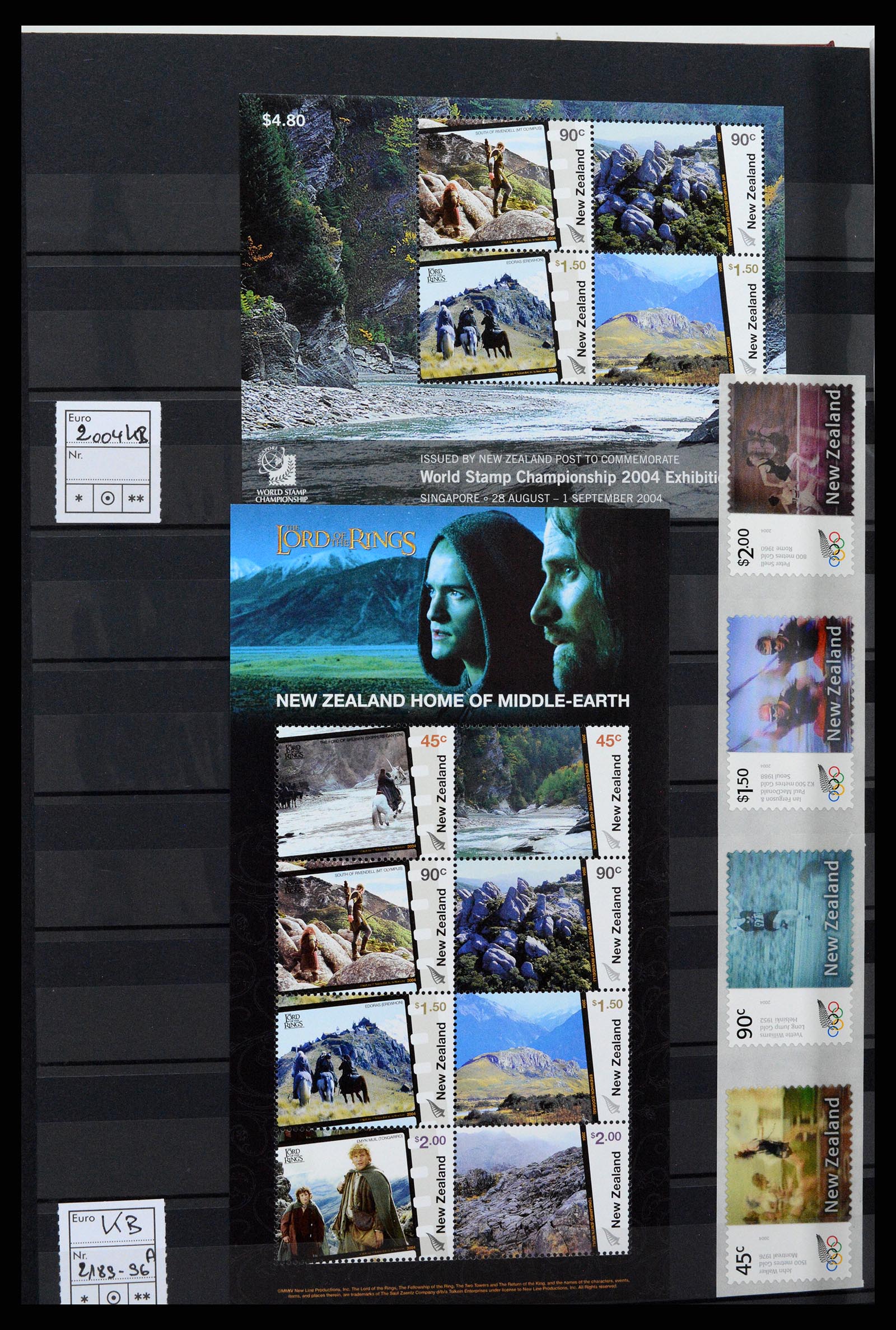 37597 168 - Postzegelverzameling 37597 Nieuw Zeeland 1970-2012.