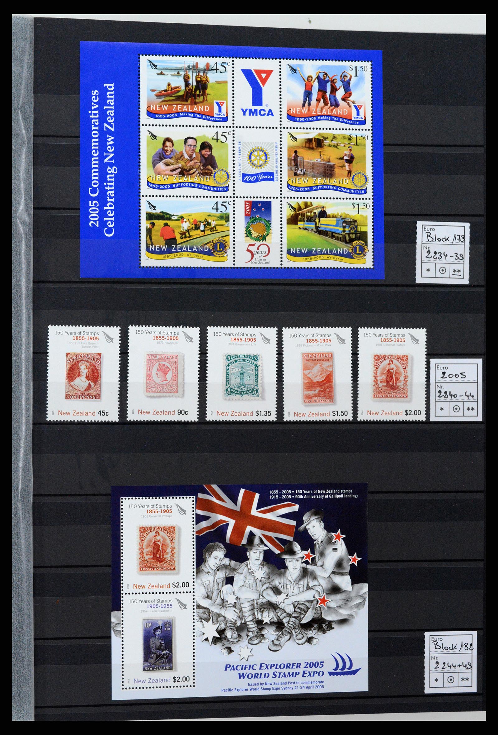 37597 170 - Postzegelverzameling 37597 Nieuw Zeeland 1970-2012.