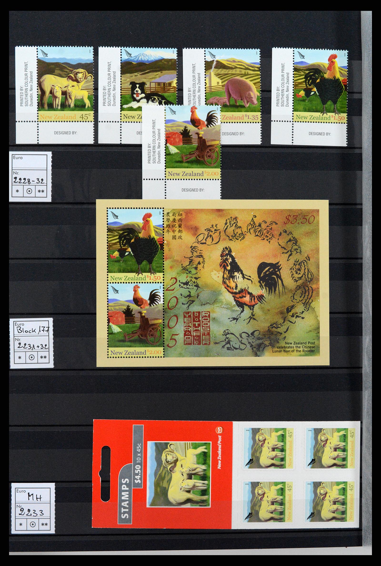 37597 171 - Postzegelverzameling 37597 Nieuw Zeeland 1970-2012.