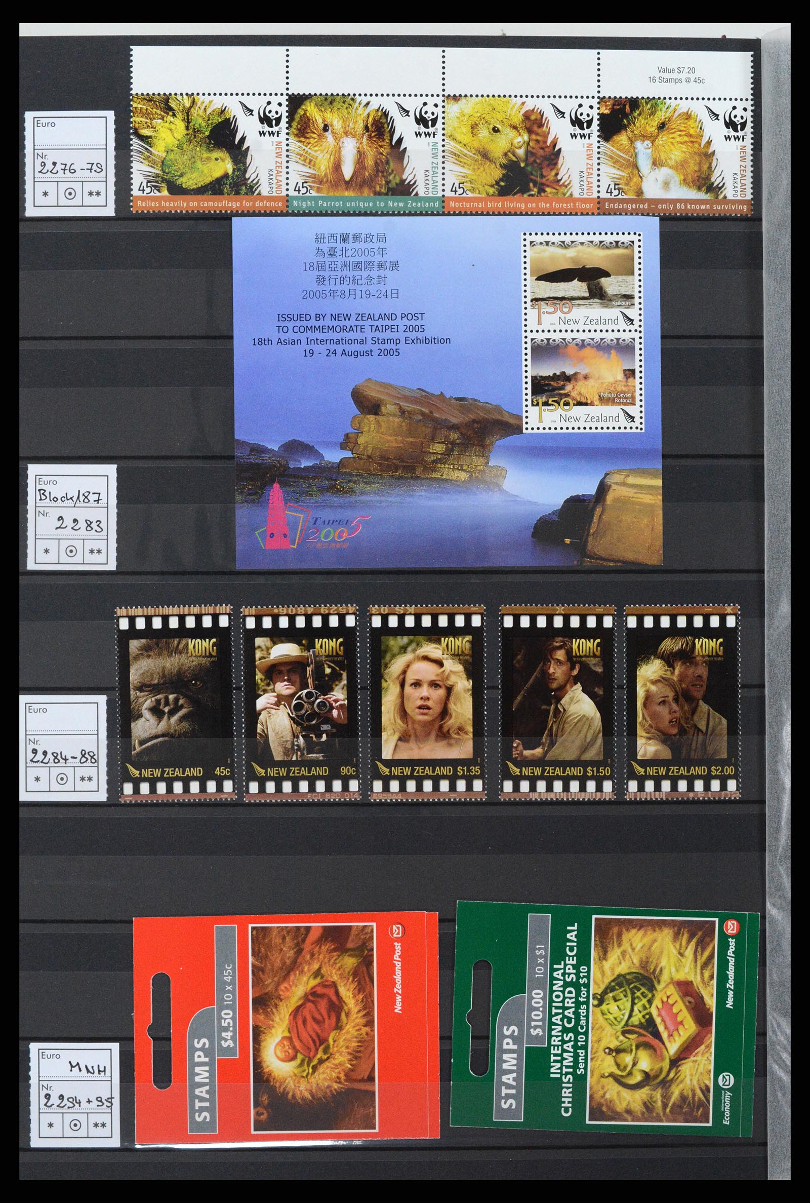 37597 174 - Postzegelverzameling 37597 Nieuw Zeeland 1970-2012.