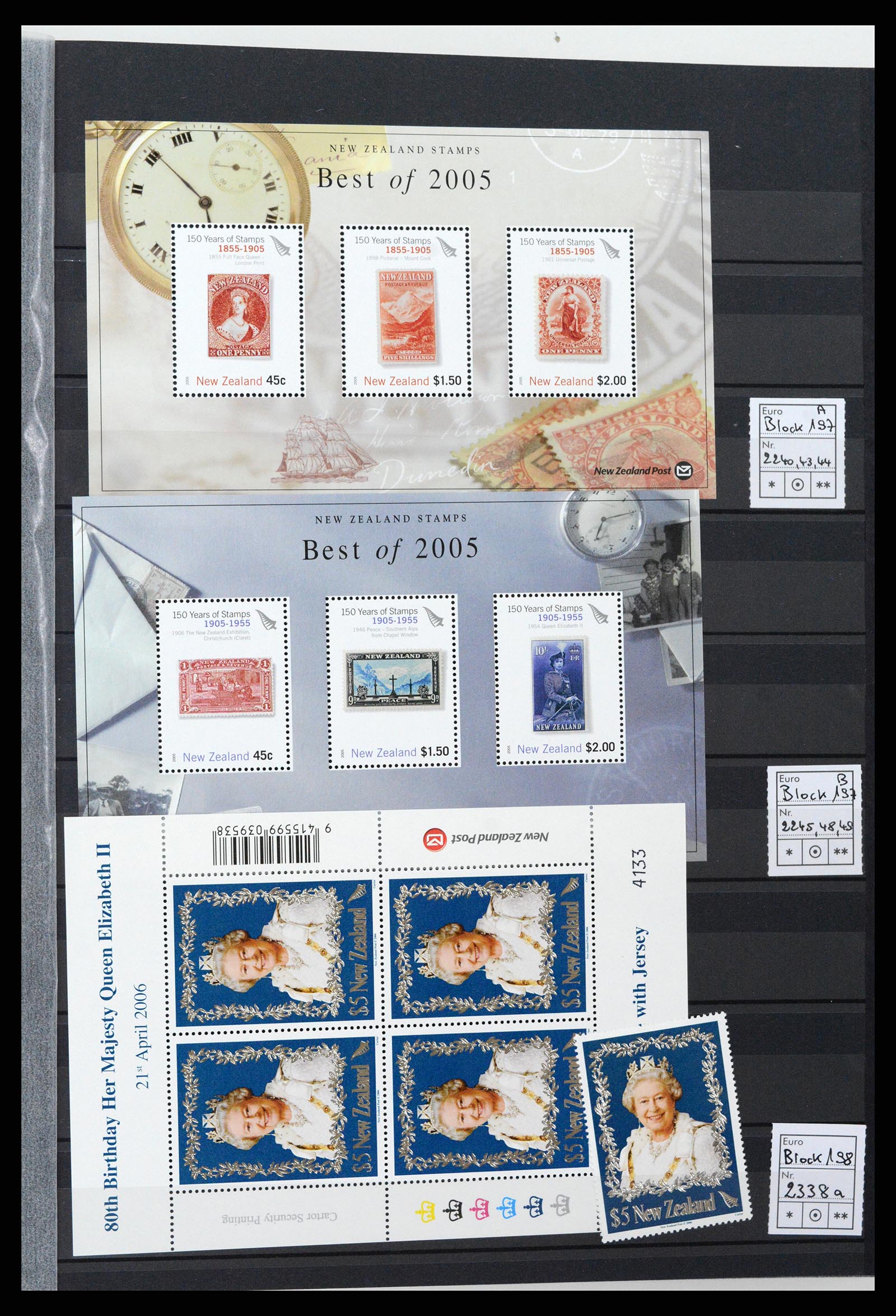 37597 177 - Postzegelverzameling 37597 Nieuw Zeeland 1970-2012.