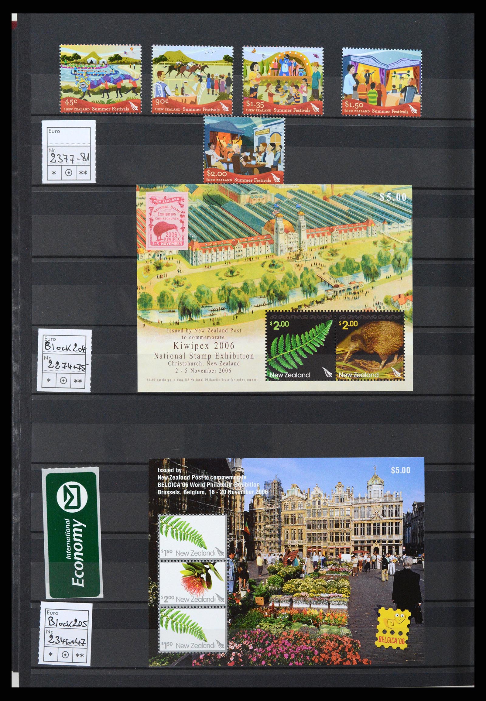 37597 180 - Postzegelverzameling 37597 Nieuw Zeeland 1970-2012.