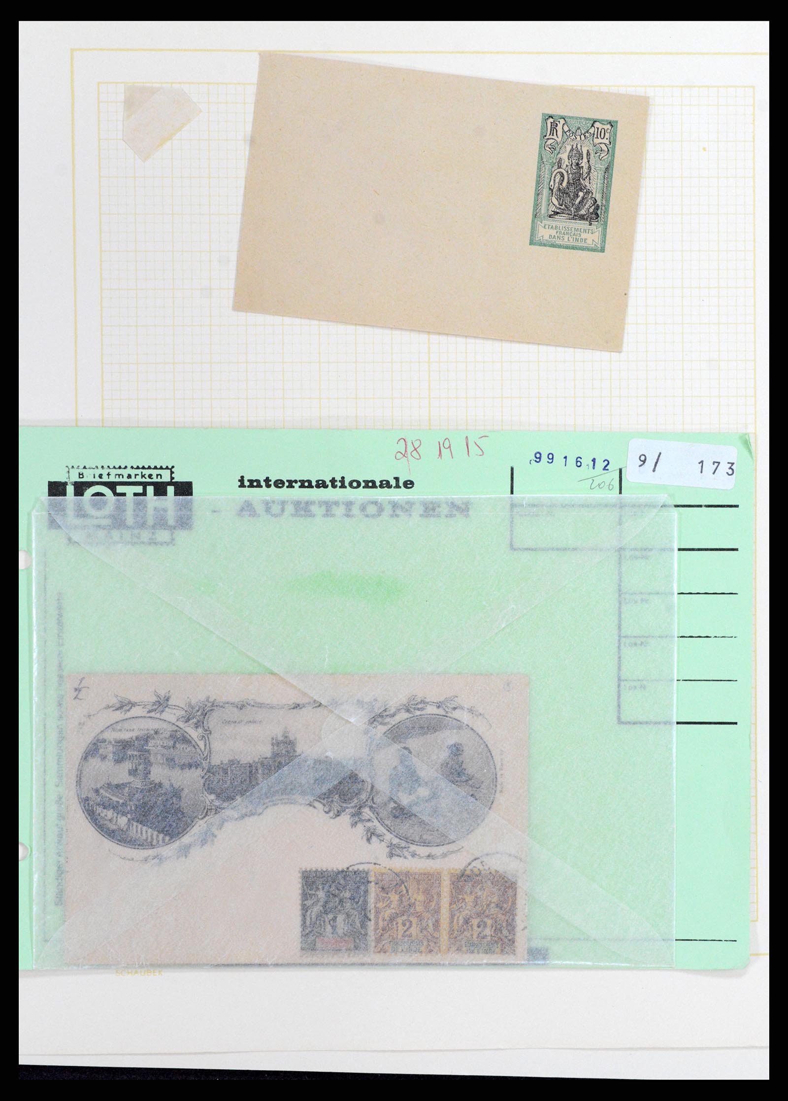 37598 039 - Postzegelverzameling 37598 Indochina 1885-1950.