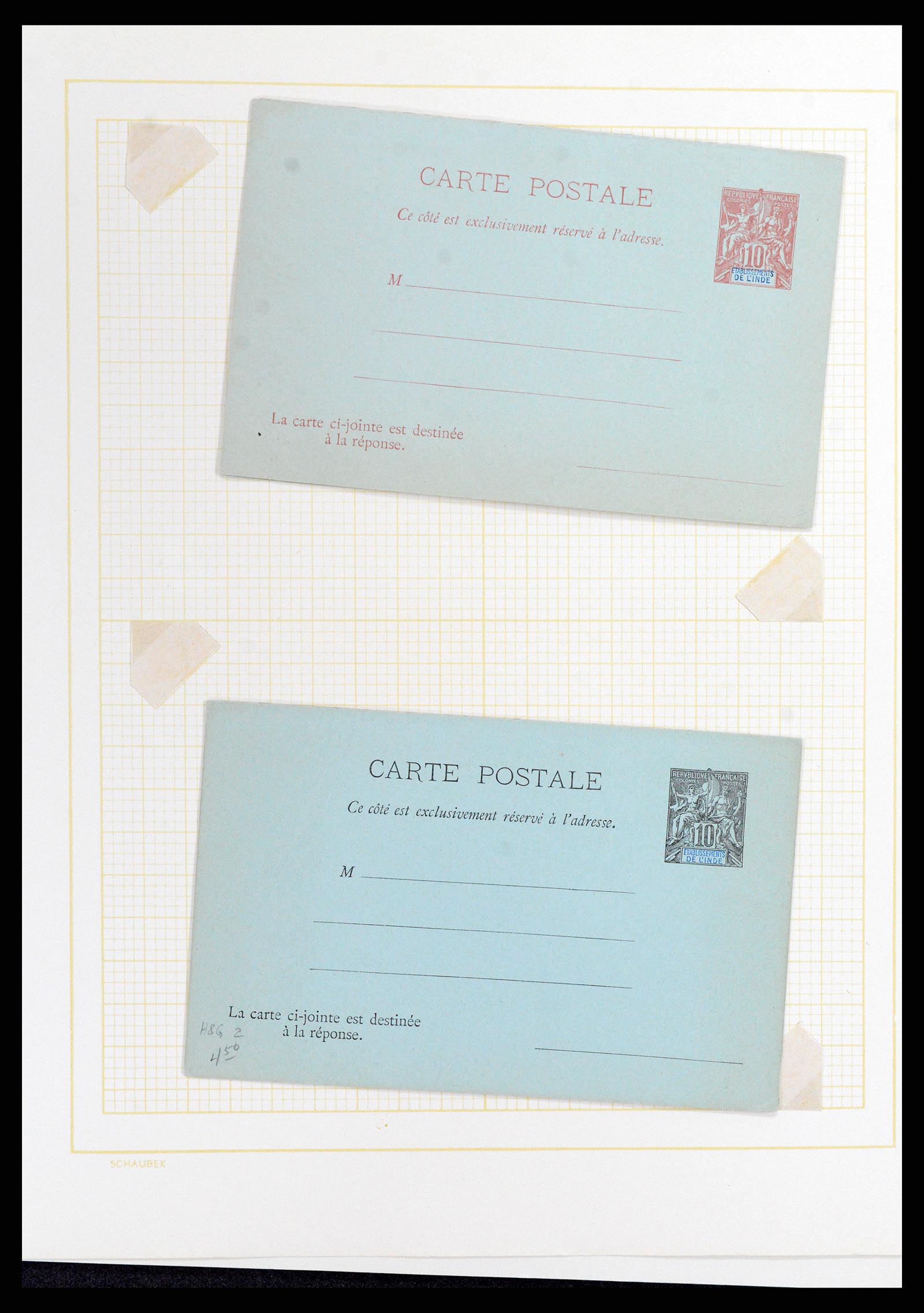 37598 040 - Postzegelverzameling 37598 Indochina 1885-1950.
