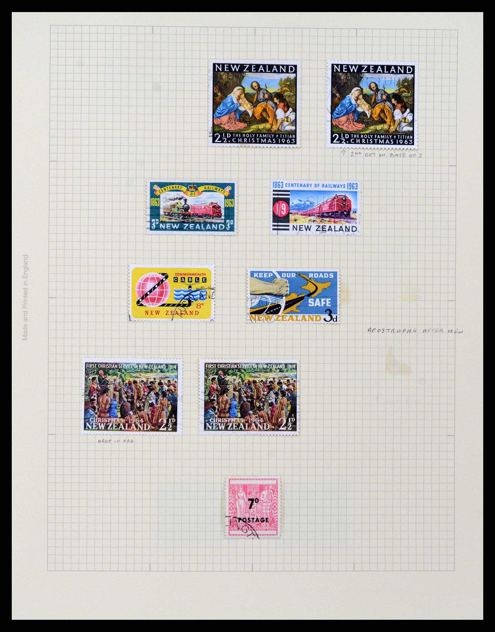 37608 103 - Postzegelverzameling 37608 Nieuw Zeeland 1874-2014.