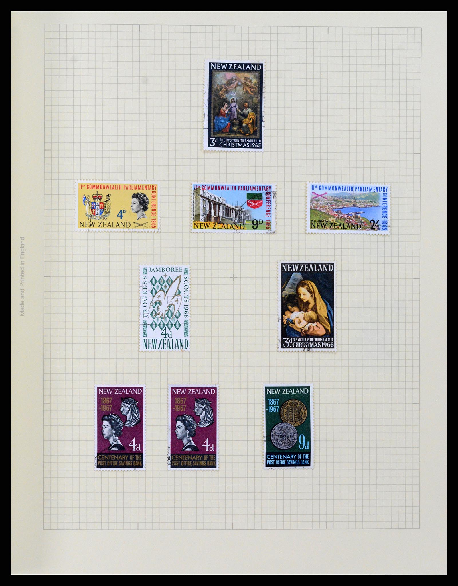 37608 107 - Postzegelverzameling 37608 Nieuw Zeeland 1874-2014.