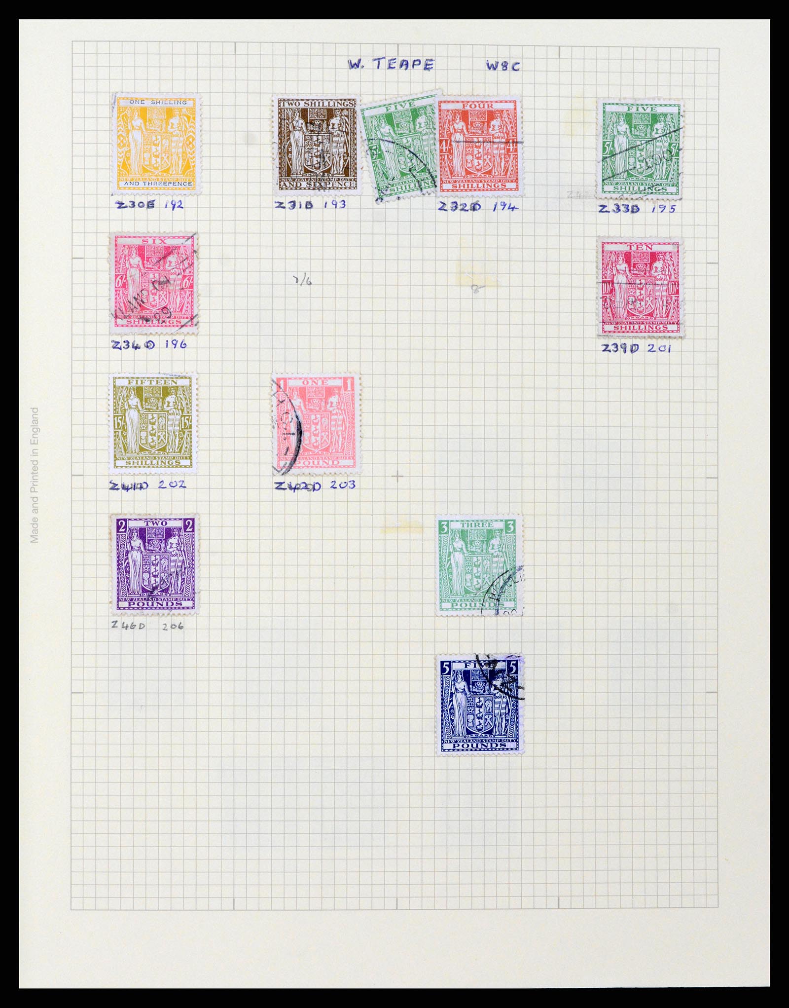 37608 113 - Postzegelverzameling 37608 Nieuw Zeeland 1874-2014.