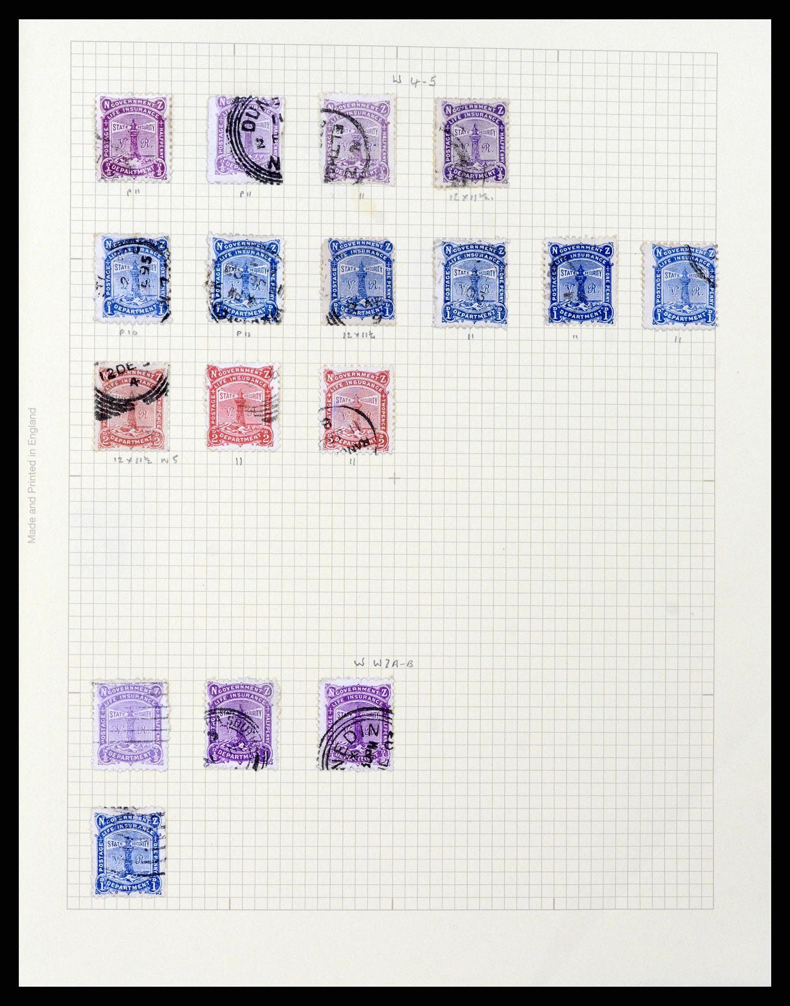 37608 122 - Postzegelverzameling 37608 Nieuw Zeeland 1874-2014.