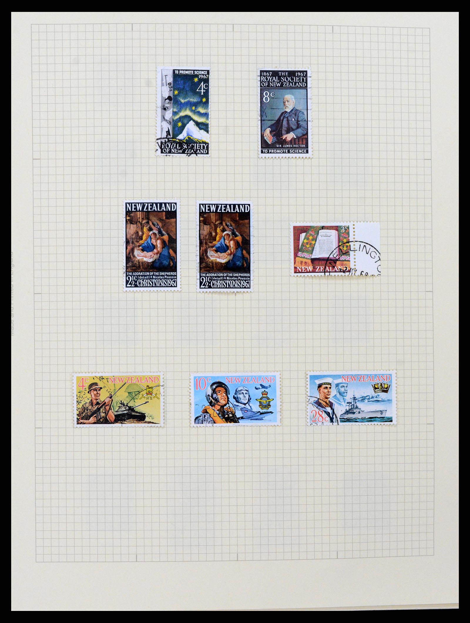 37608 125 - Postzegelverzameling 37608 Nieuw Zeeland 1874-2014.