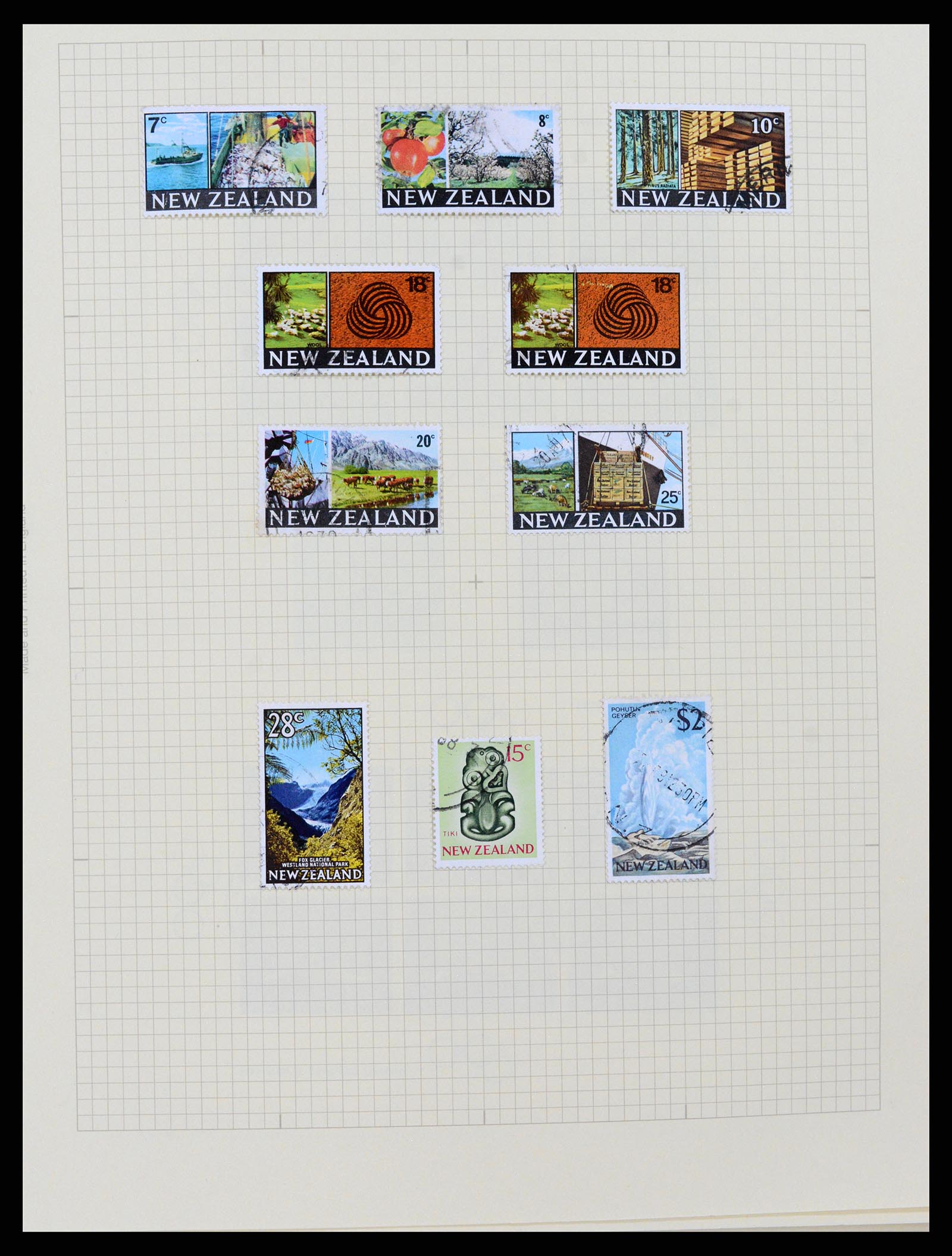 37608 128 - Postzegelverzameling 37608 Nieuw Zeeland 1874-2014.