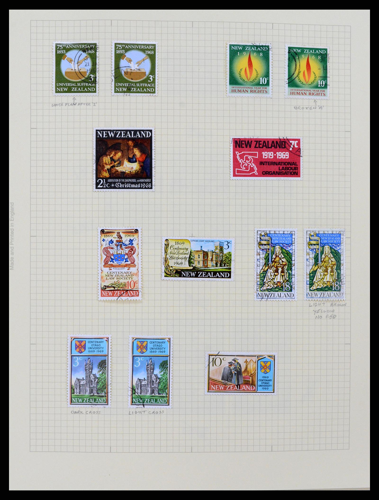 37608 130 - Postzegelverzameling 37608 Nieuw Zeeland 1874-2014.