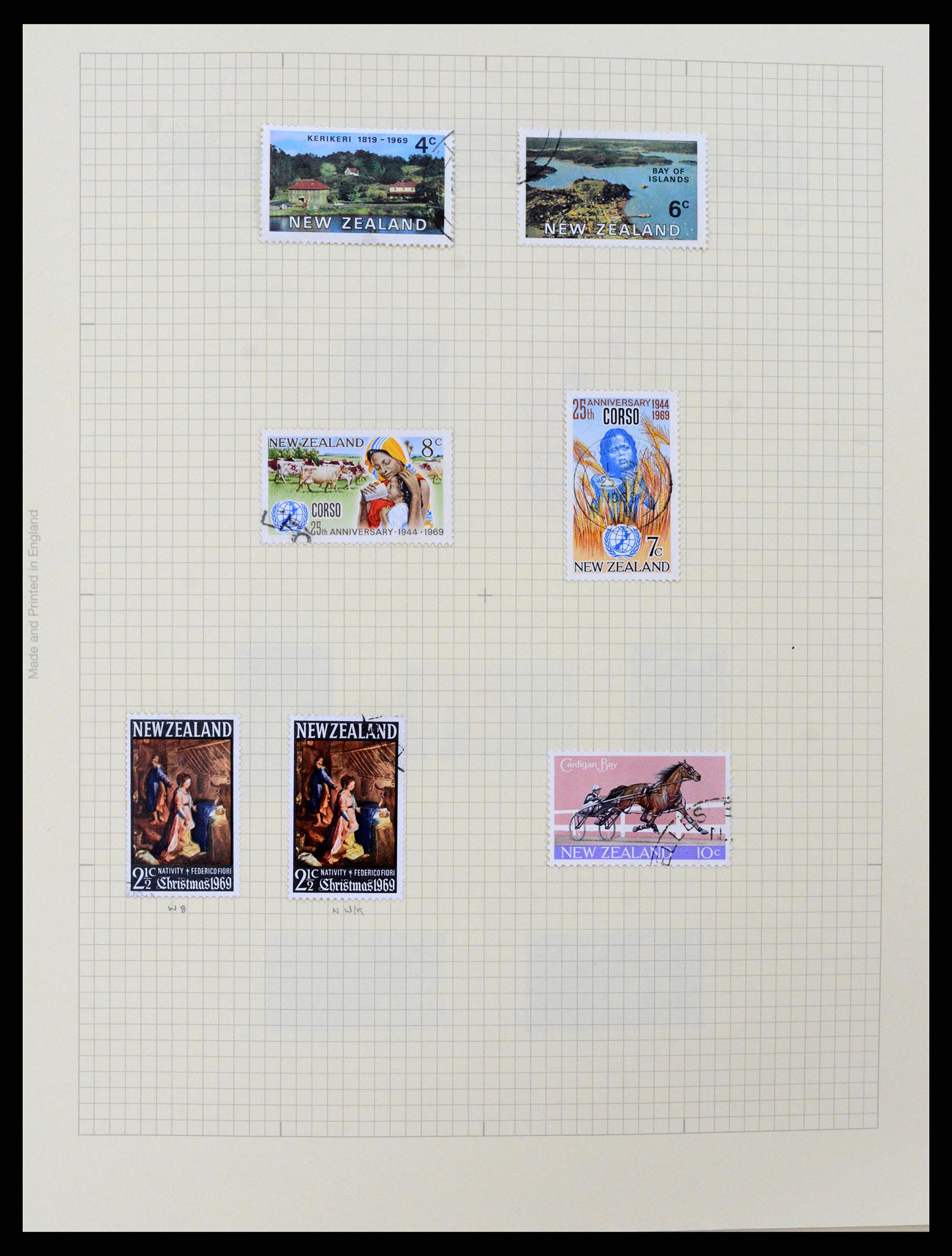 37608 133 - Postzegelverzameling 37608 Nieuw Zeeland 1874-2014.