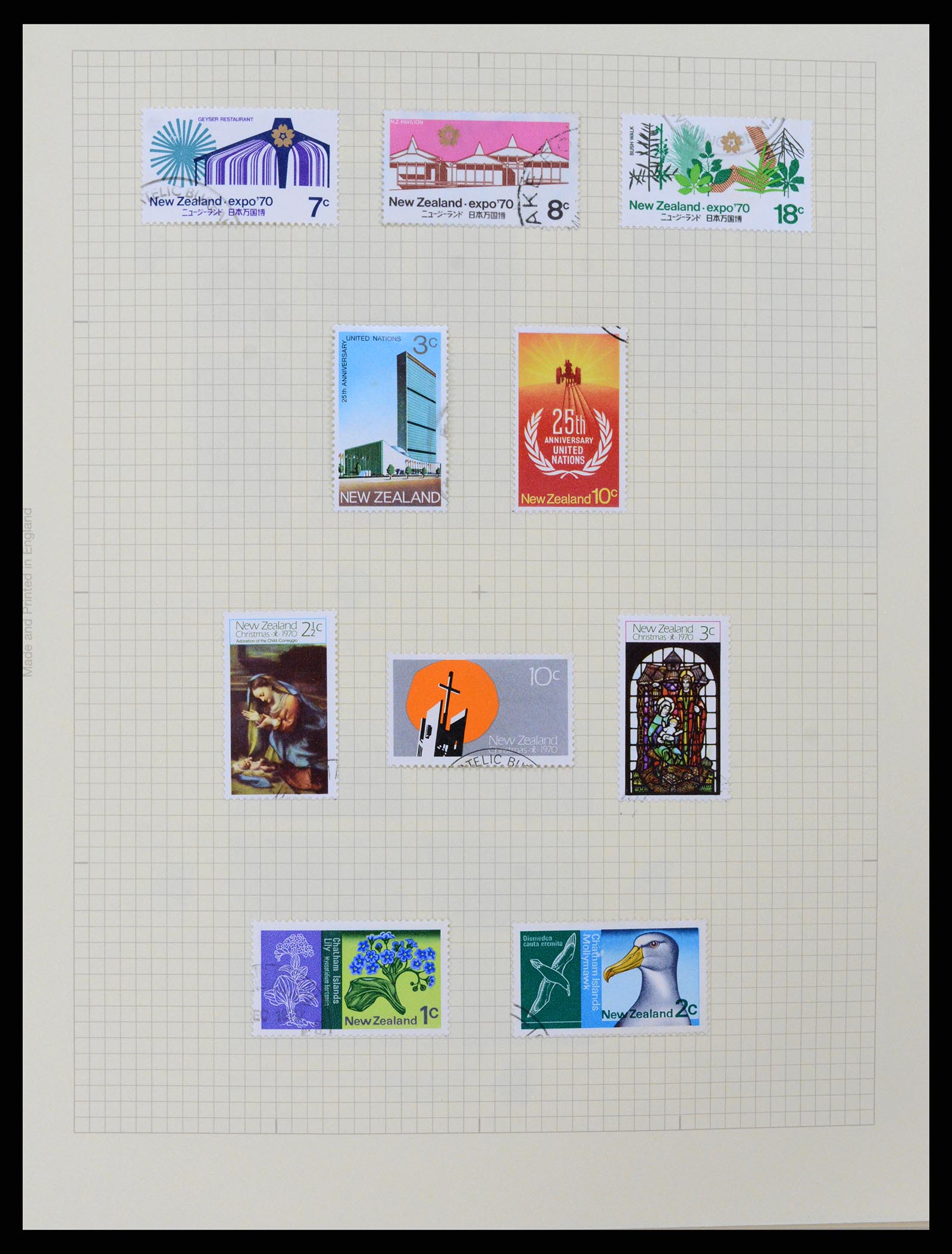 37608 134 - Postzegelverzameling 37608 Nieuw Zeeland 1874-2014.