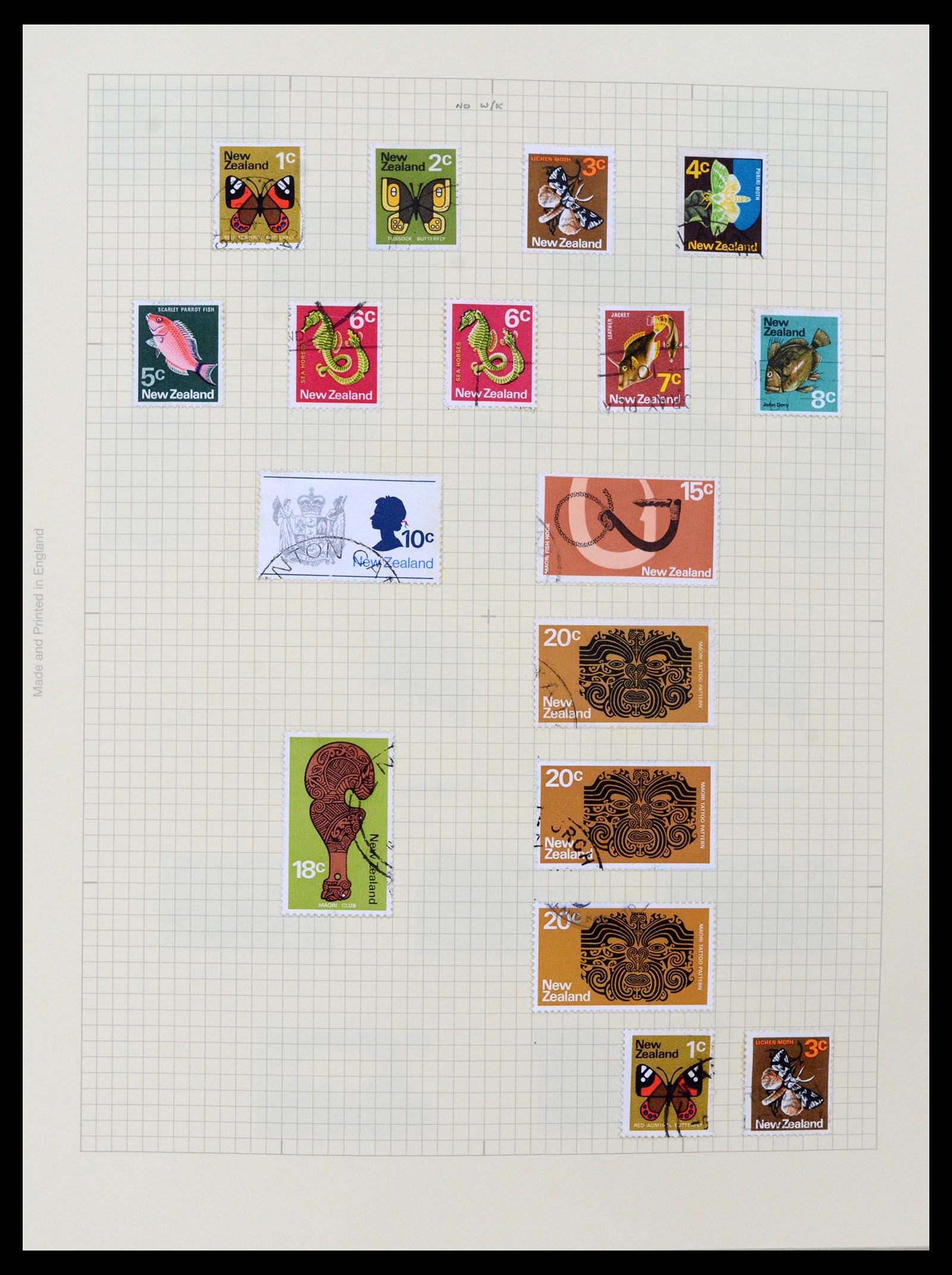 37608 138 - Postzegelverzameling 37608 Nieuw Zeeland 1874-2014.