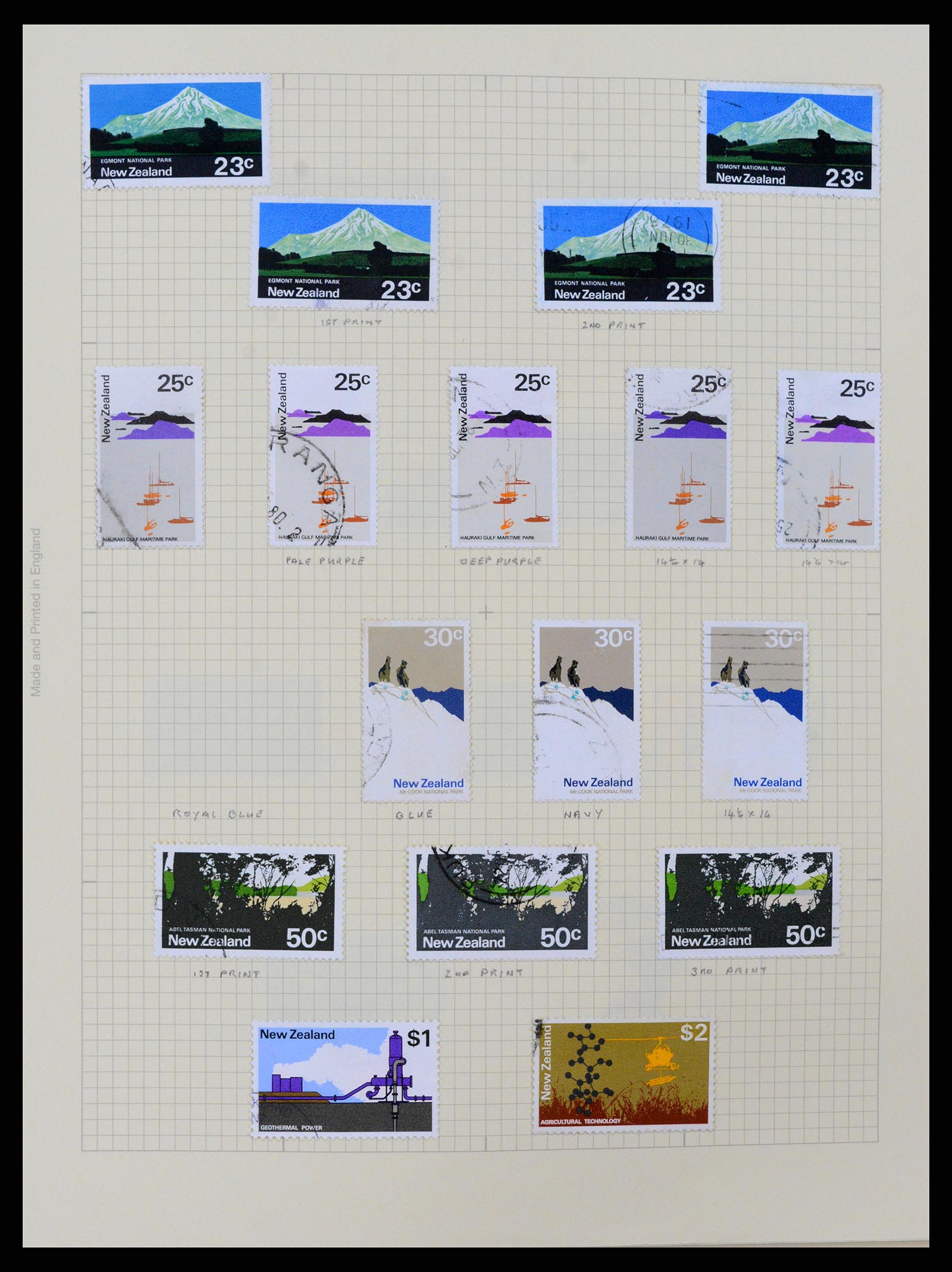 37608 139 - Postzegelverzameling 37608 Nieuw Zeeland 1874-2014.