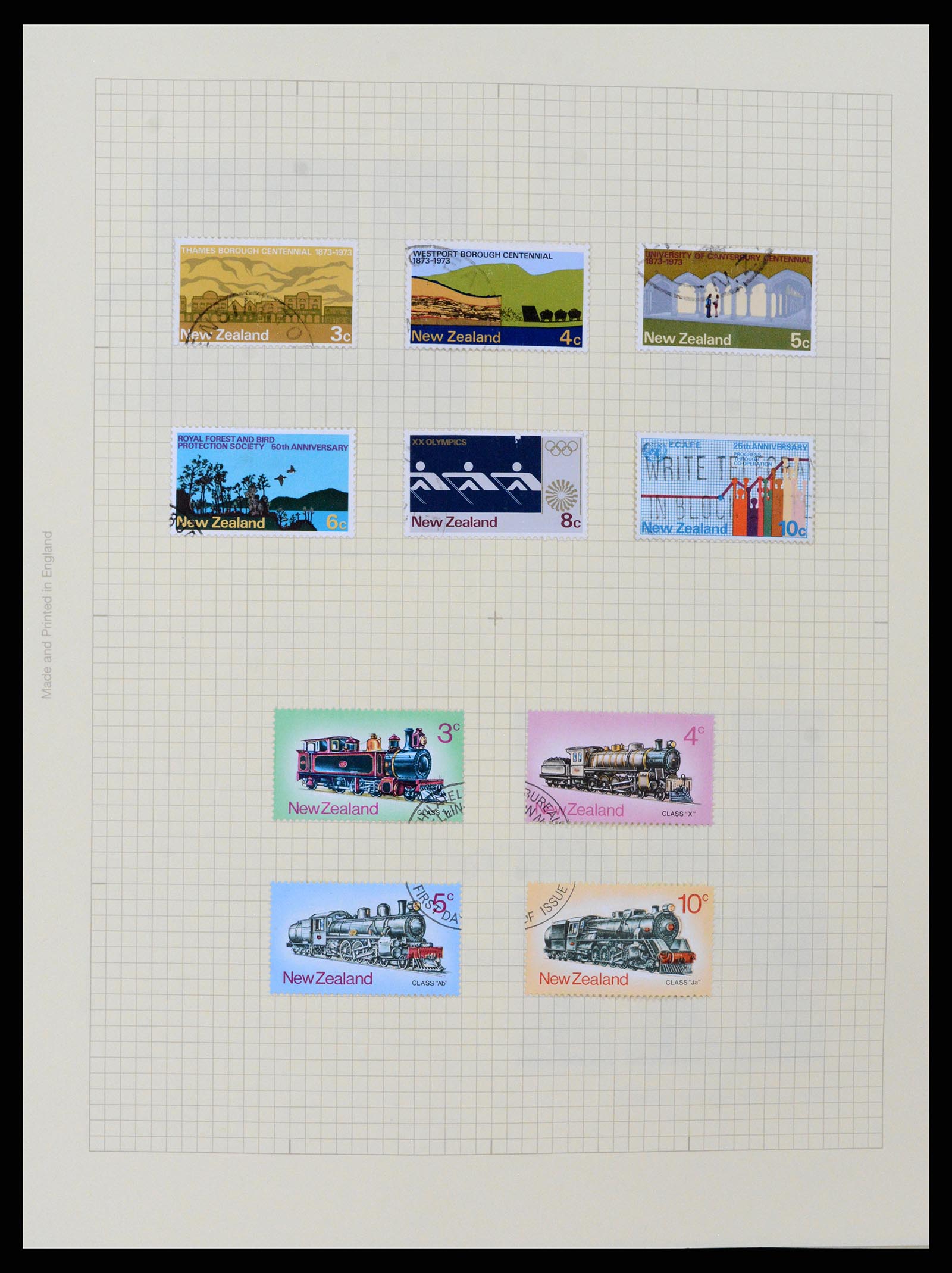 37608 146 - Postzegelverzameling 37608 Nieuw Zeeland 1874-2014.