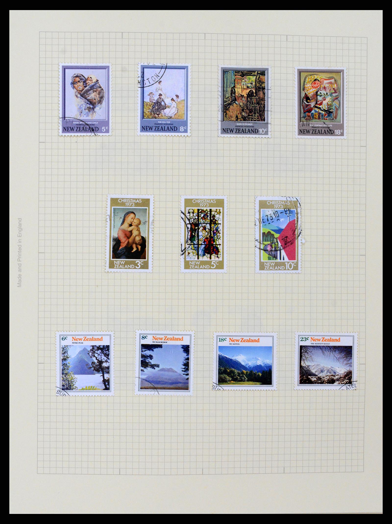 37608 148 - Postzegelverzameling 37608 Nieuw Zeeland 1874-2014.