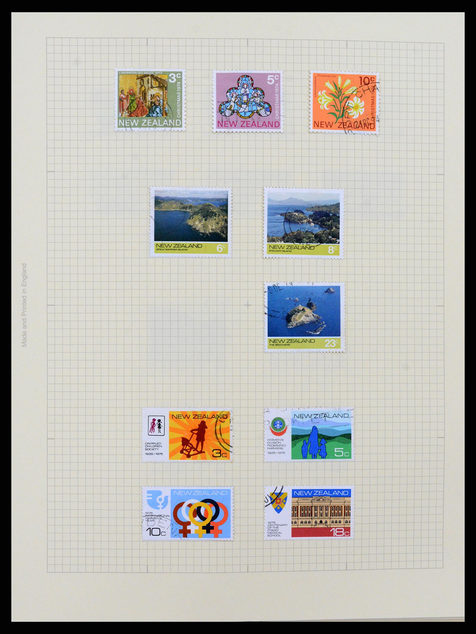 37608 152 - Postzegelverzameling 37608 Nieuw Zeeland 1874-2014.
