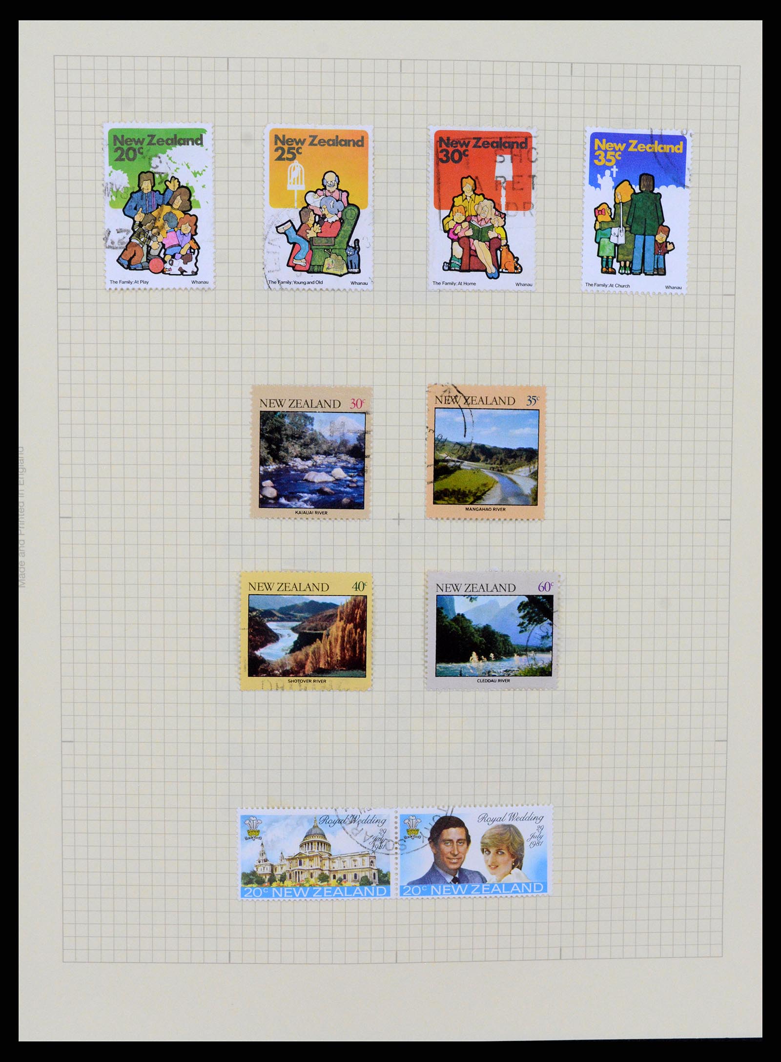 37608 174 - Postzegelverzameling 37608 Nieuw Zeeland 1874-2014.