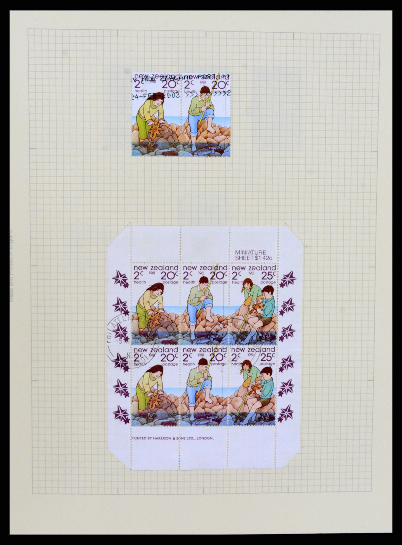 37608 175 - Postzegelverzameling 37608 Nieuw Zeeland 1874-2014.