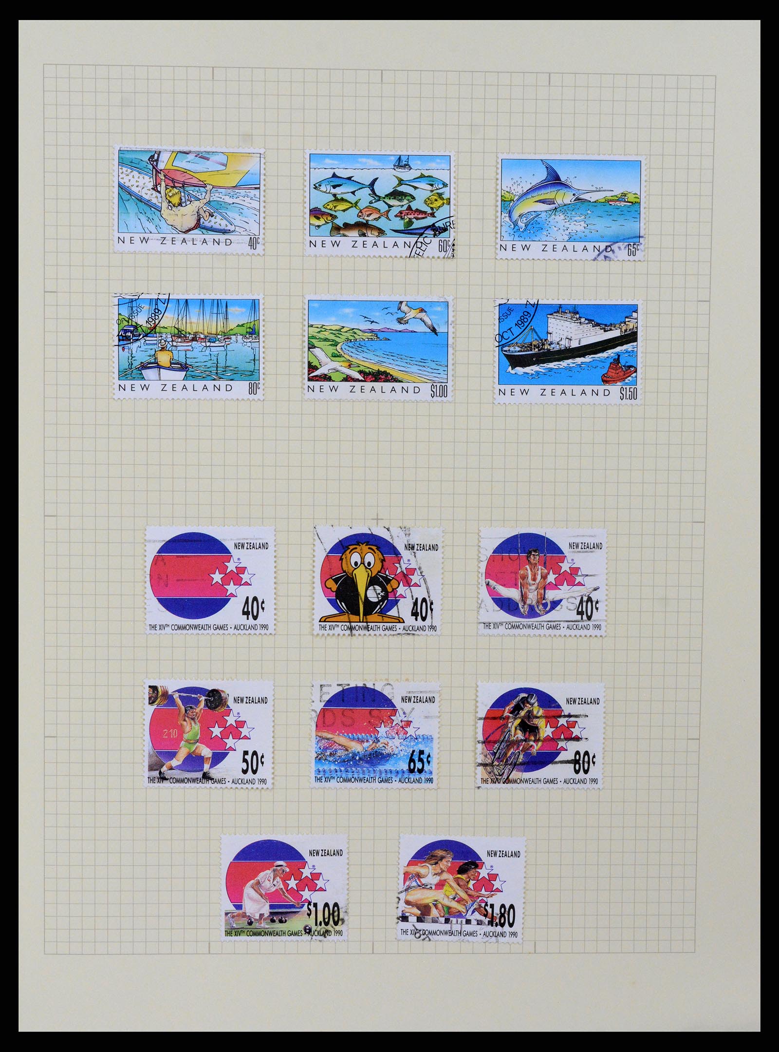 37608 221 - Postzegelverzameling 37608 Nieuw Zeeland 1874-2014.