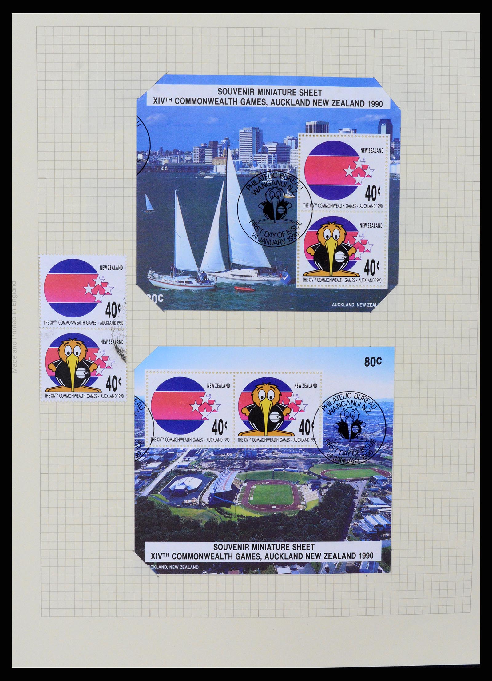 37608 223 - Postzegelverzameling 37608 Nieuw Zeeland 1874-2014.
