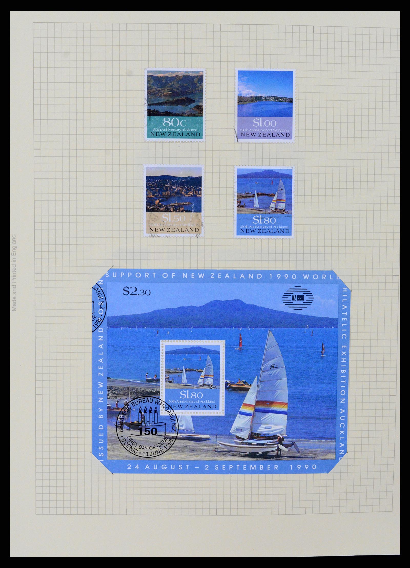 37608 227 - Postzegelverzameling 37608 Nieuw Zeeland 1874-2014.