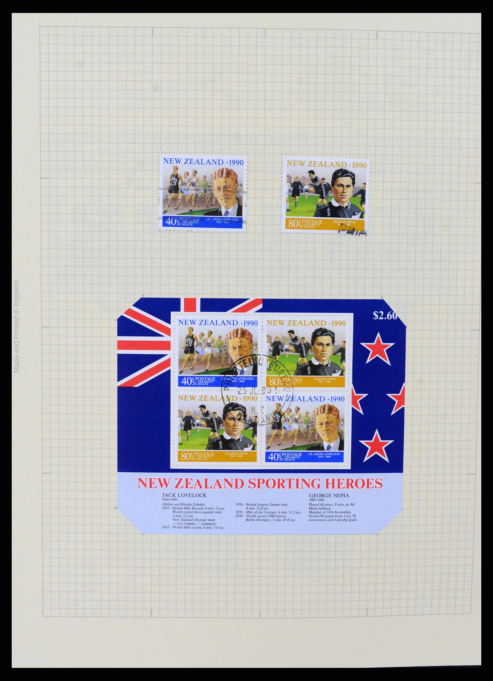 37608 228 - Postzegelverzameling 37608 Nieuw Zeeland 1874-2014.
