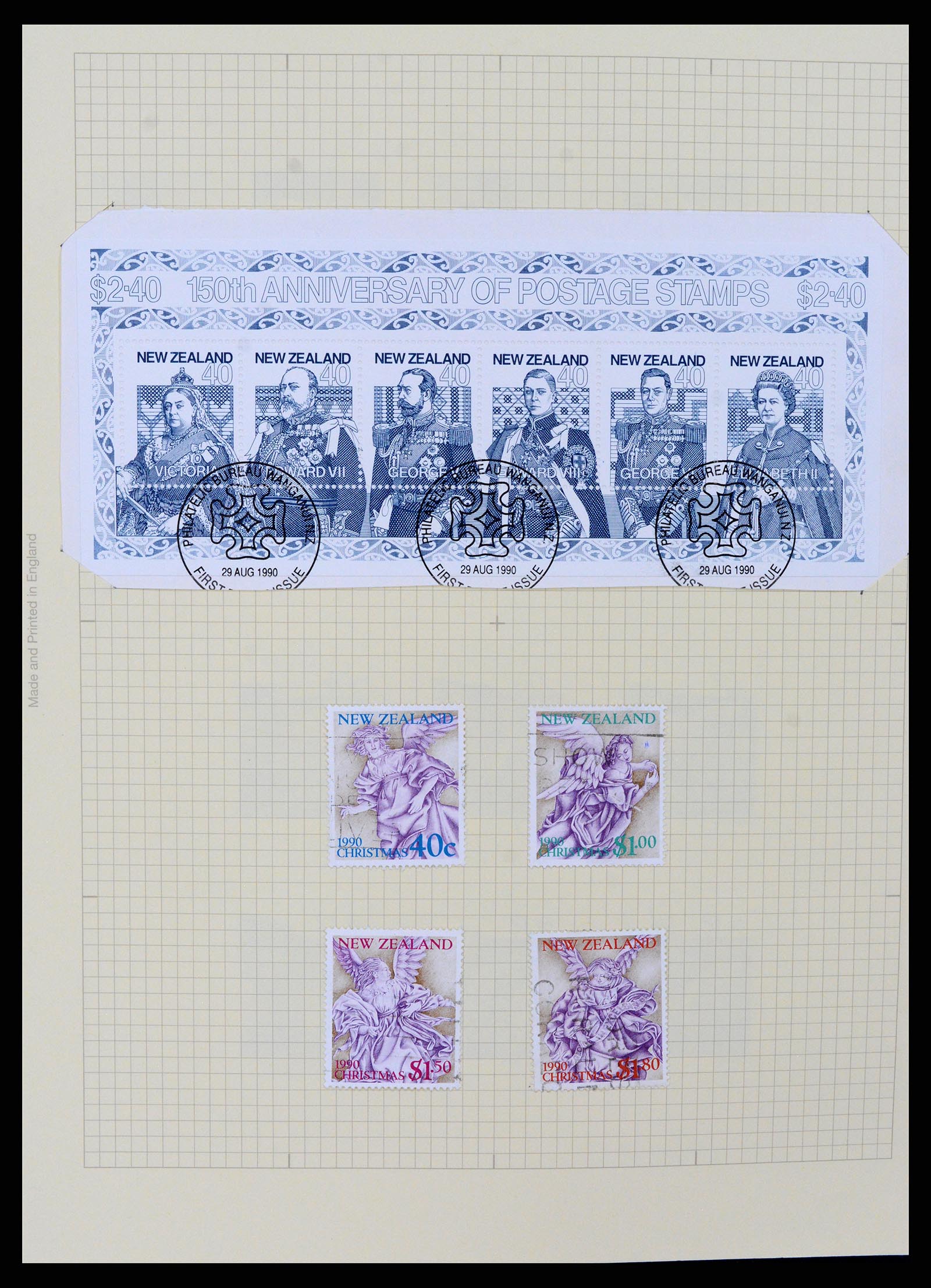 37608 229 - Postzegelverzameling 37608 Nieuw Zeeland 1874-2014.