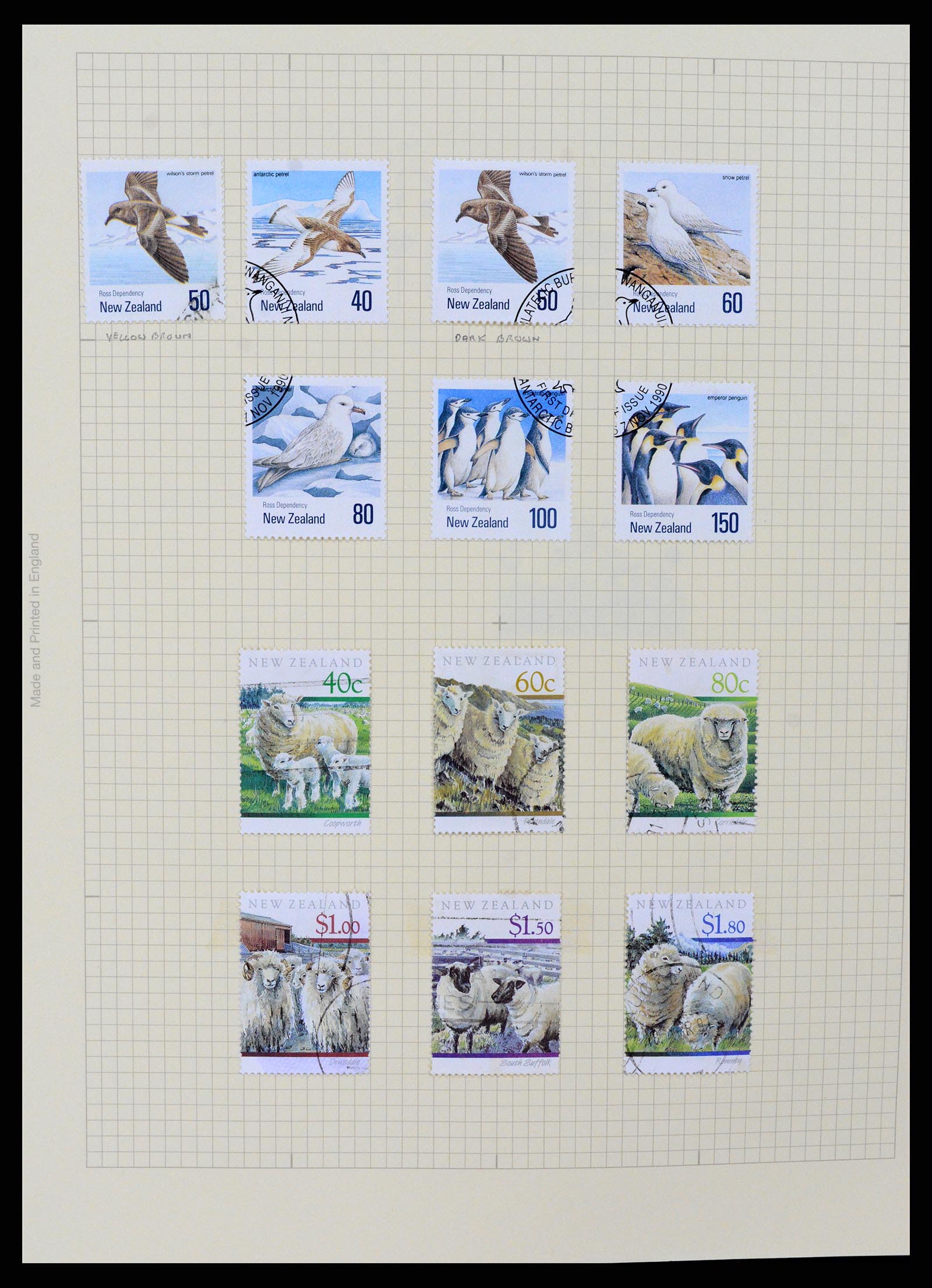 37608 230 - Postzegelverzameling 37608 Nieuw Zeeland 1874-2014.