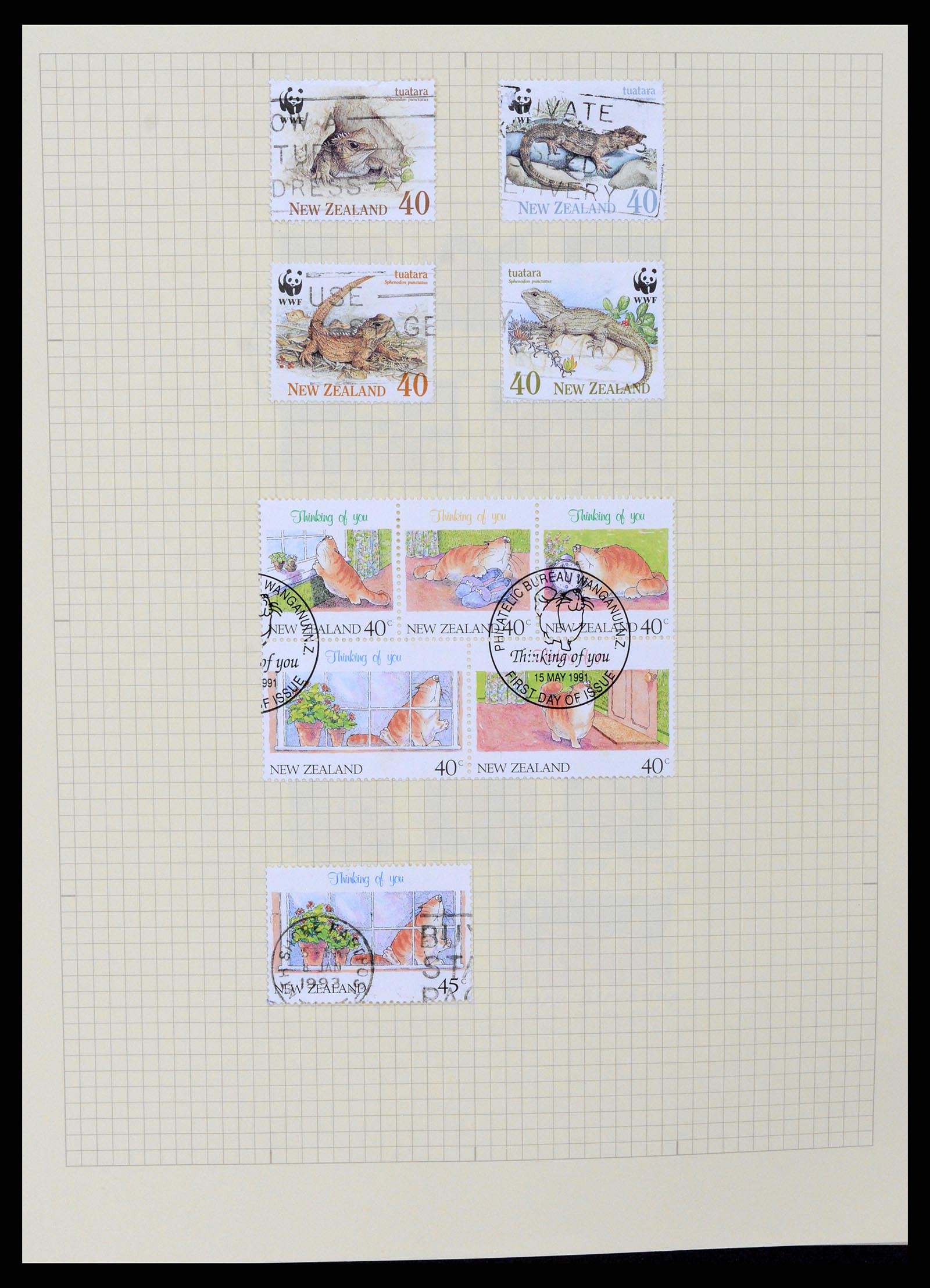 37608 233 - Postzegelverzameling 37608 Nieuw Zeeland 1874-2014.