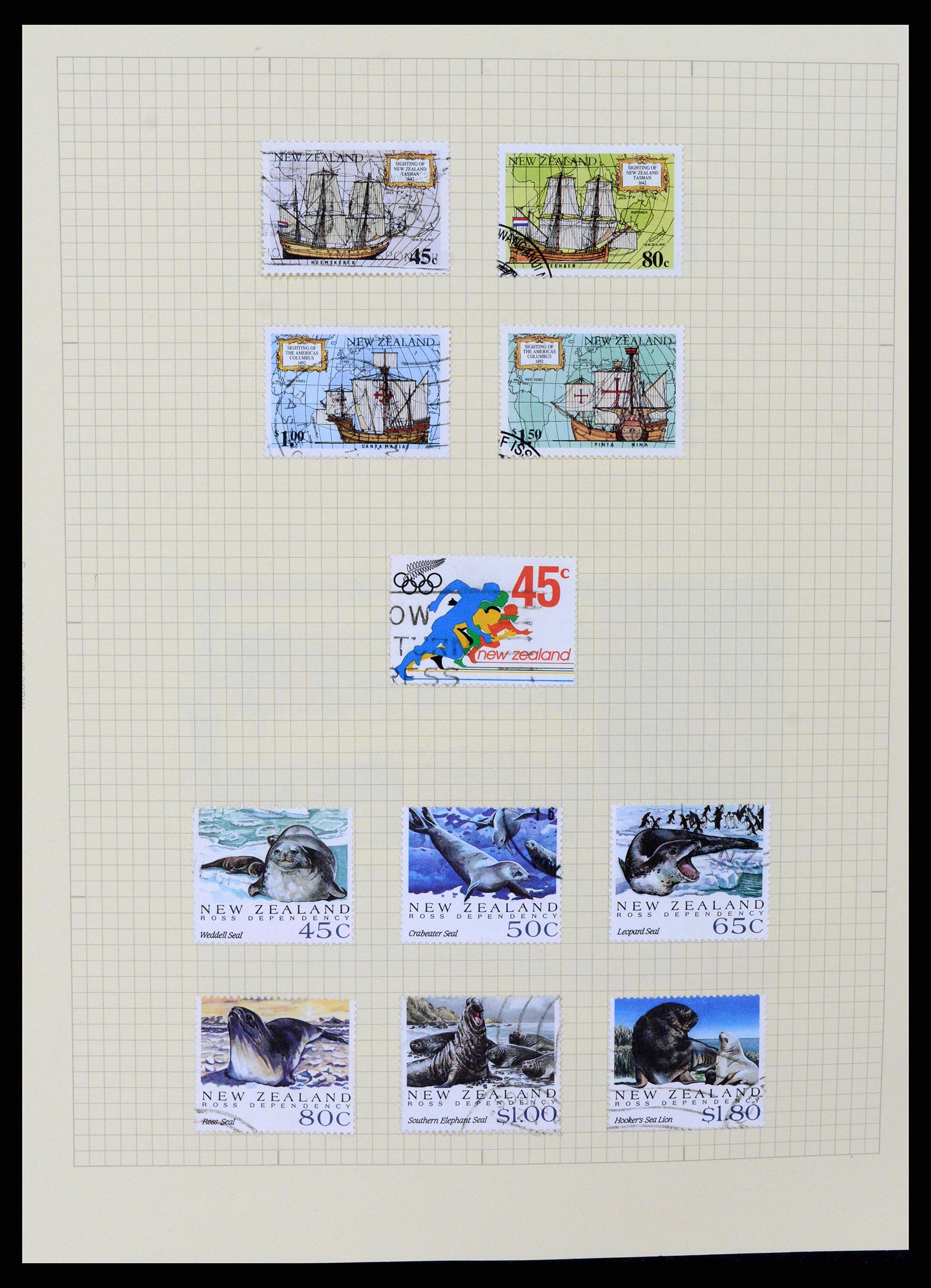 37608 239 - Postzegelverzameling 37608 Nieuw Zeeland 1874-2014.