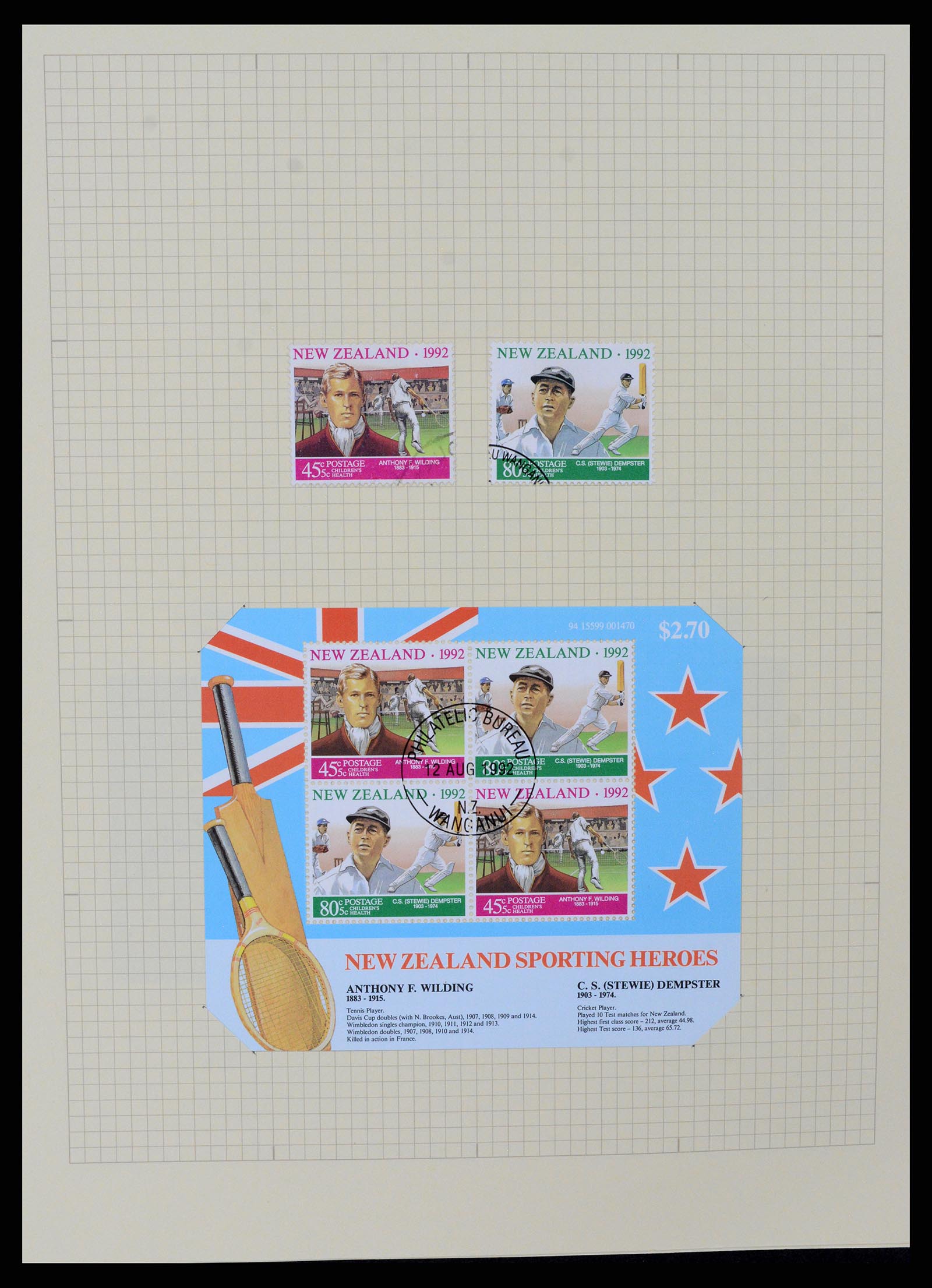 37608 244 - Postzegelverzameling 37608 Nieuw Zeeland 1874-2014.