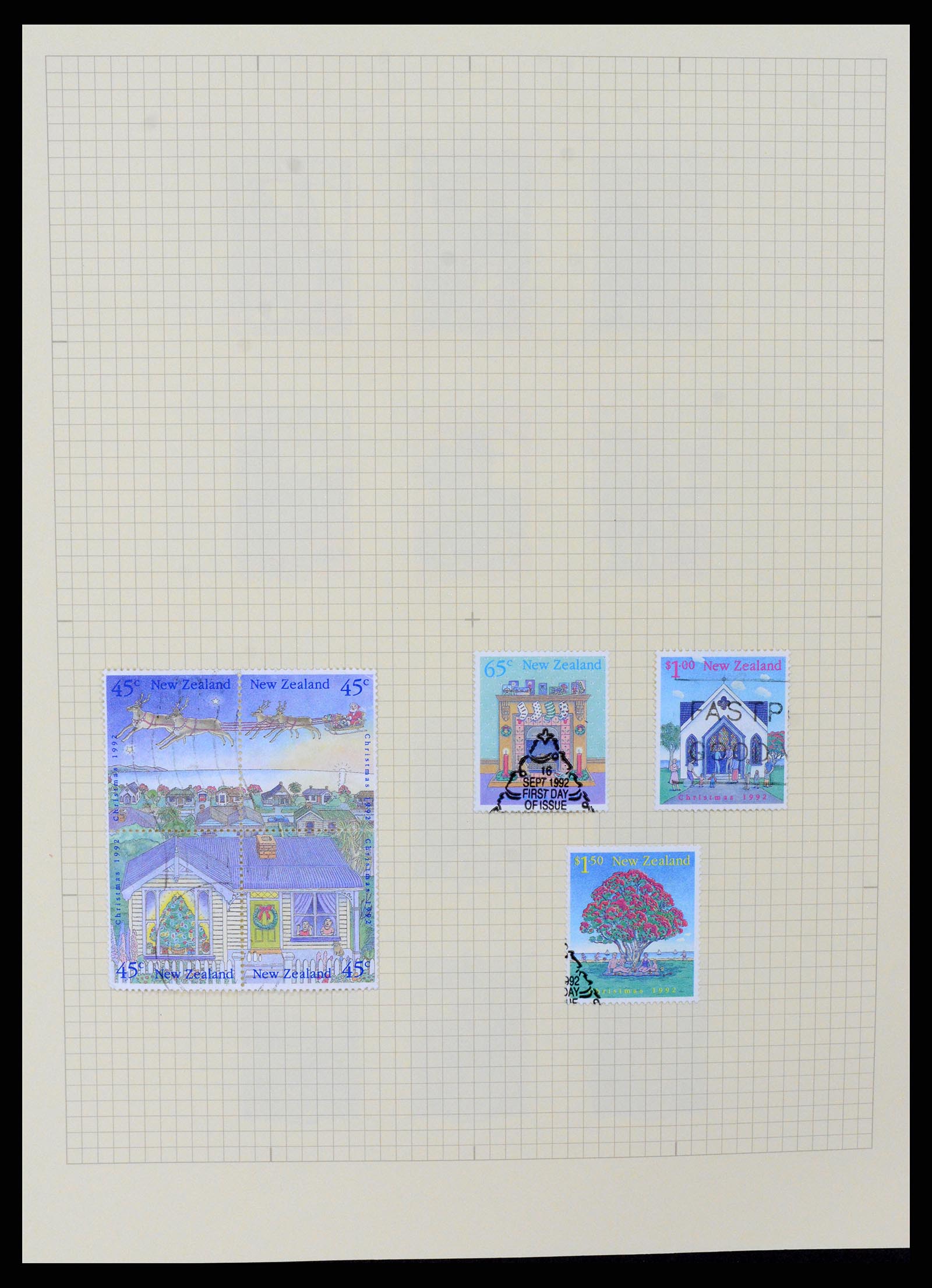 37608 245 - Postzegelverzameling 37608 Nieuw Zeeland 1874-2014.