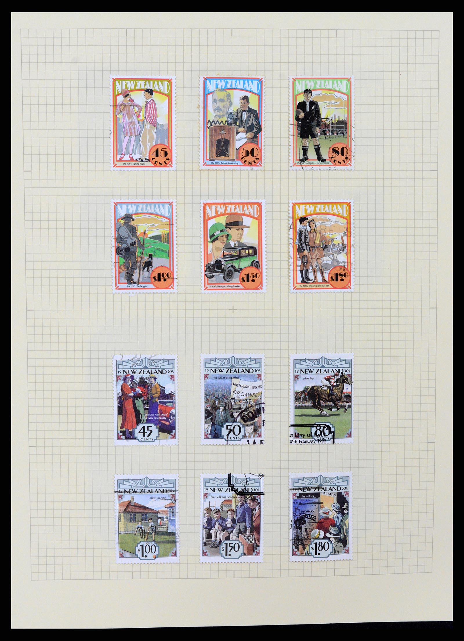 37608 246 - Postzegelverzameling 37608 Nieuw Zeeland 1874-2014.