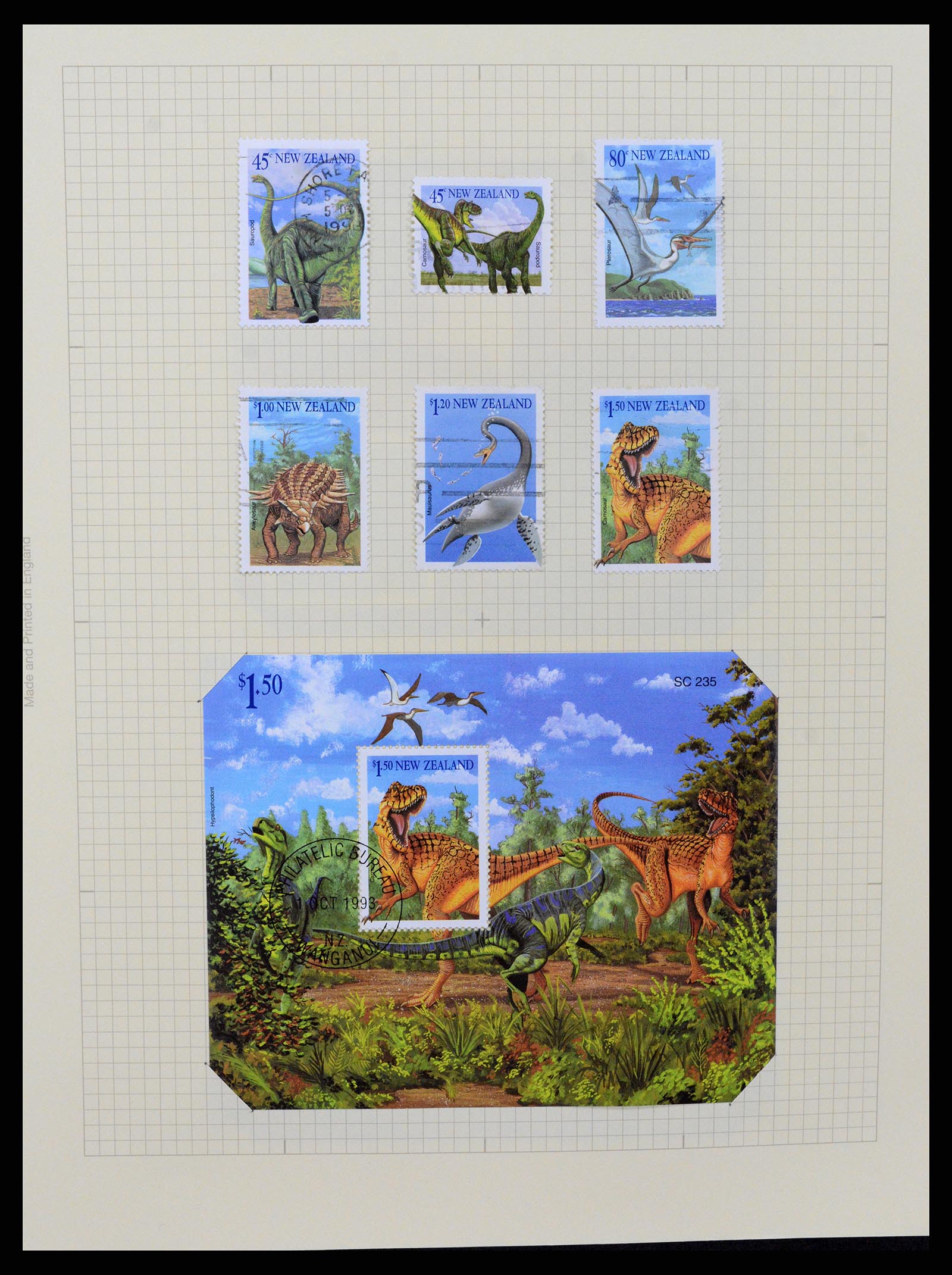 37608 254 - Postzegelverzameling 37608 Nieuw Zeeland 1874-2014.