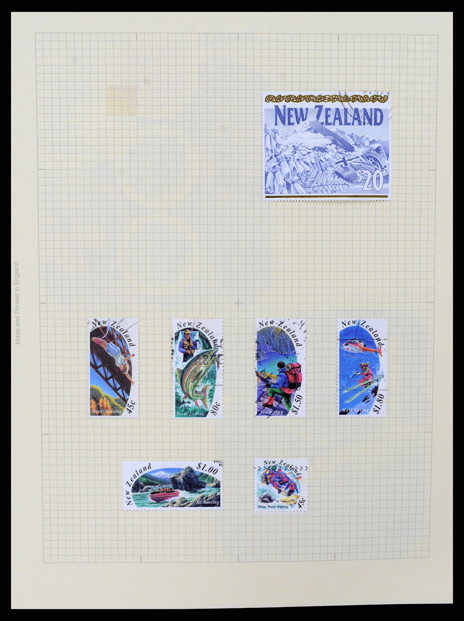 37608 257 - Postzegelverzameling 37608 Nieuw Zeeland 1874-2014.