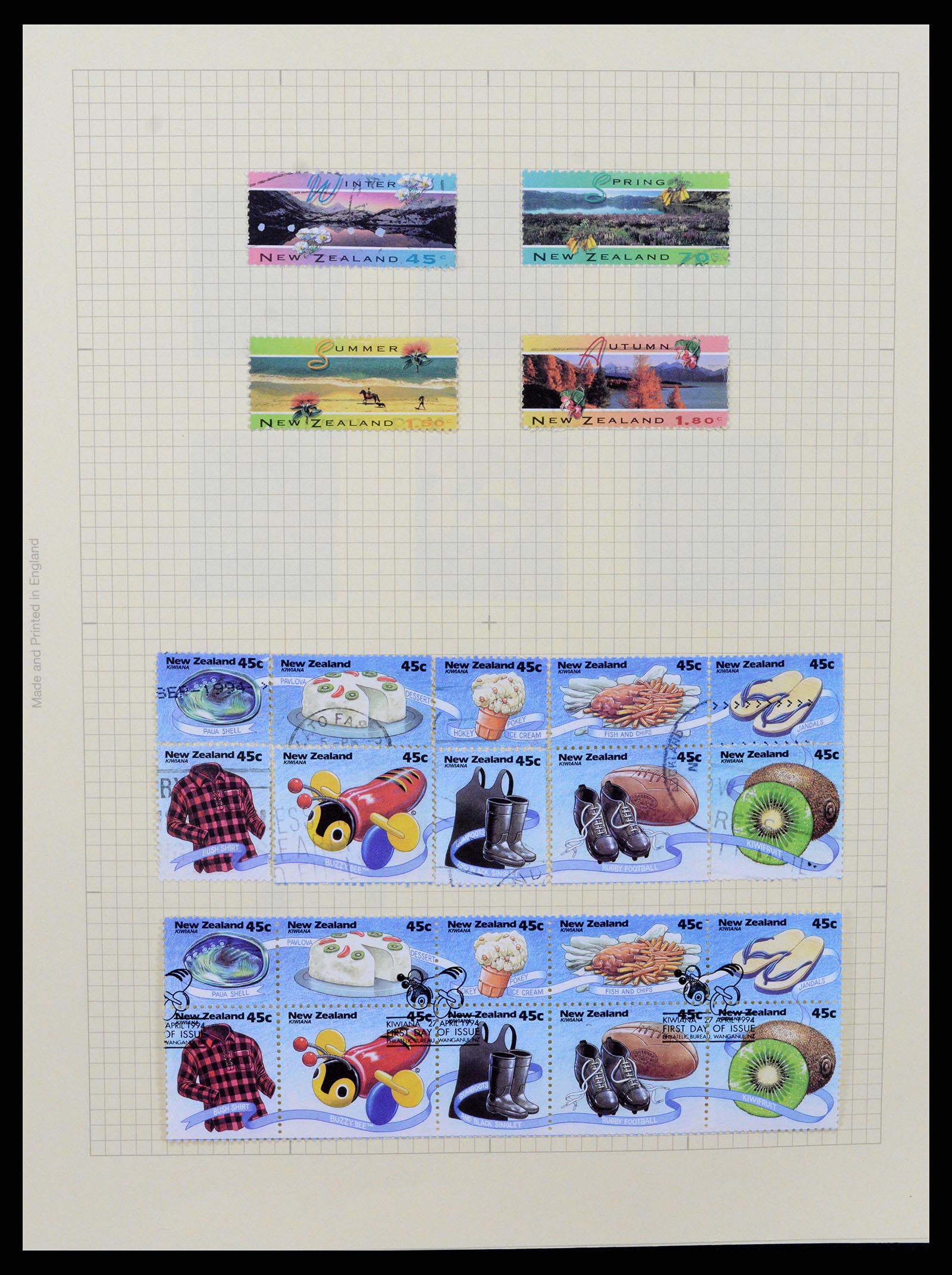 37608 259 - Postzegelverzameling 37608 Nieuw Zeeland 1874-2014.