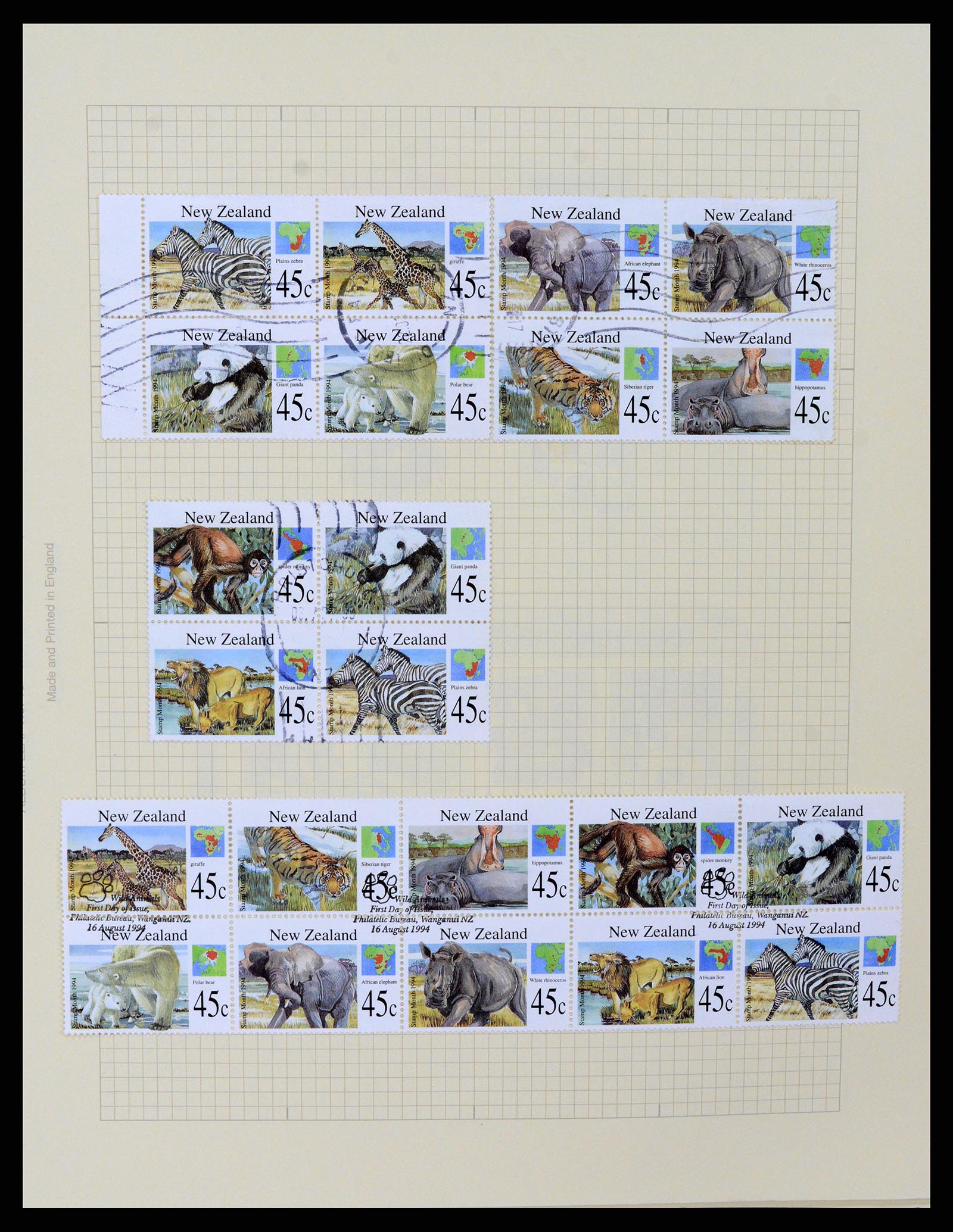 37608 261 - Postzegelverzameling 37608 Nieuw Zeeland 1874-2014.