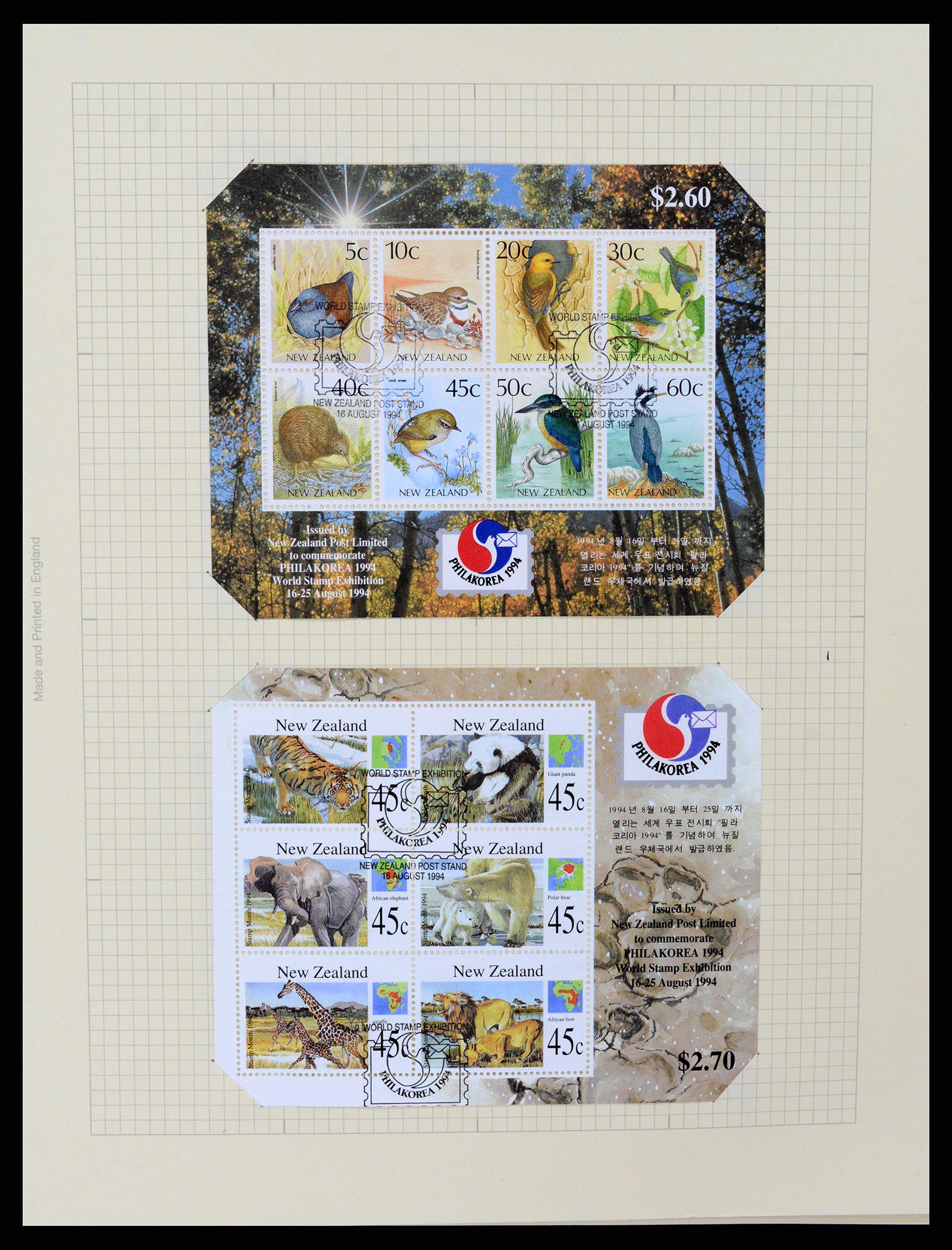 37608 263 - Postzegelverzameling 37608 Nieuw Zeeland 1874-2014.