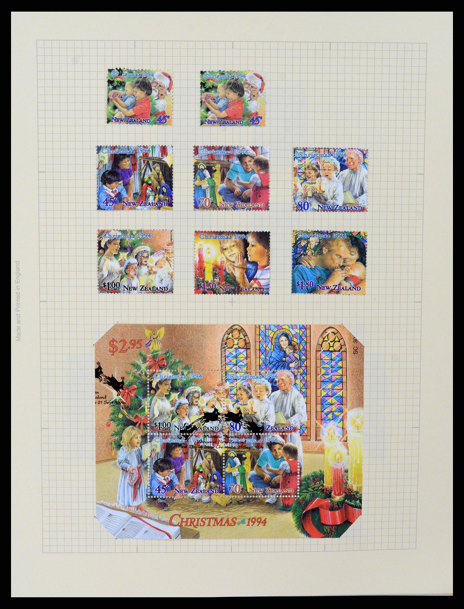 37608 264 - Postzegelverzameling 37608 Nieuw Zeeland 1874-2014.